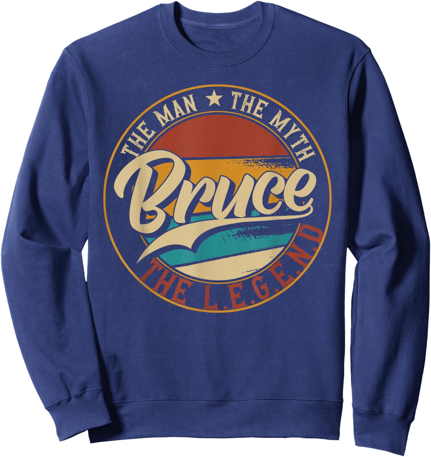 Bruce The man the myth the legend Sweatshirt - Sweatshirt | Navy