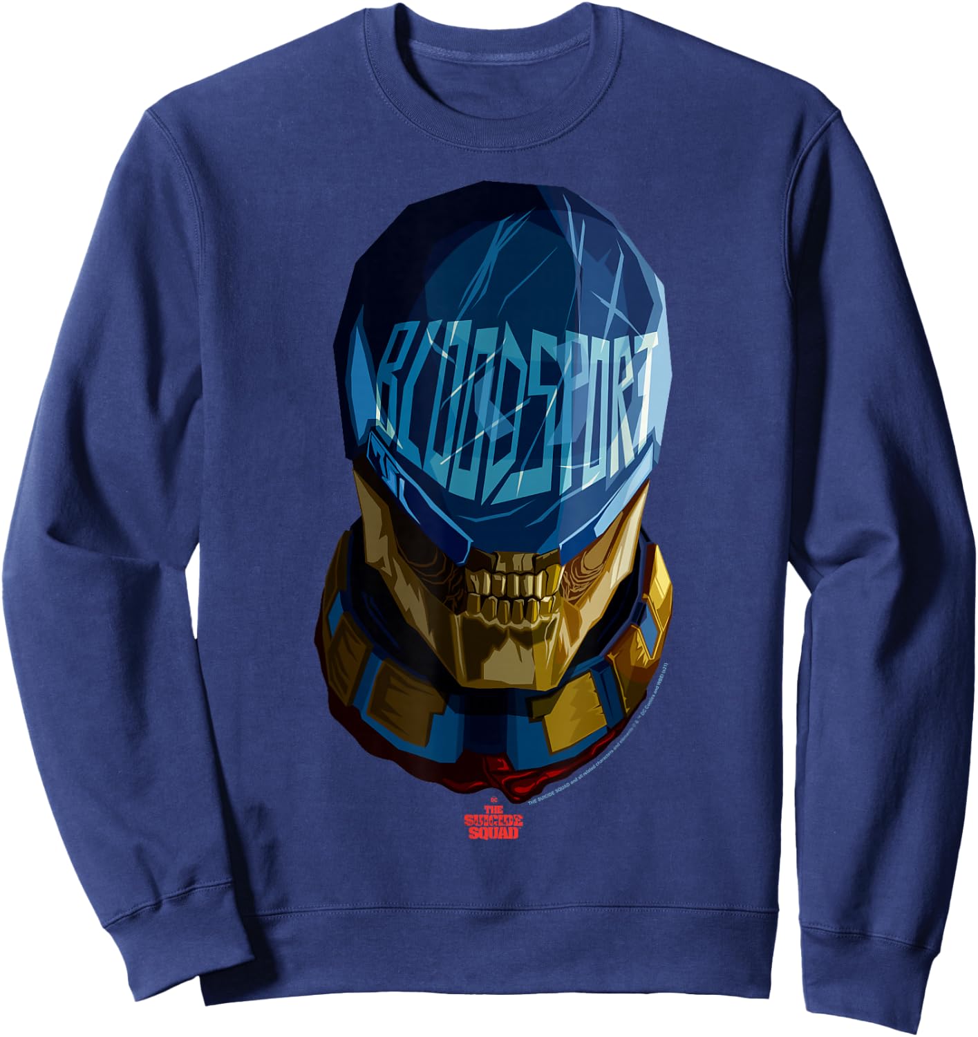 The Suicide Squad Big Bloodsport Logo Sweatshirt - Sweatshirt | Navy