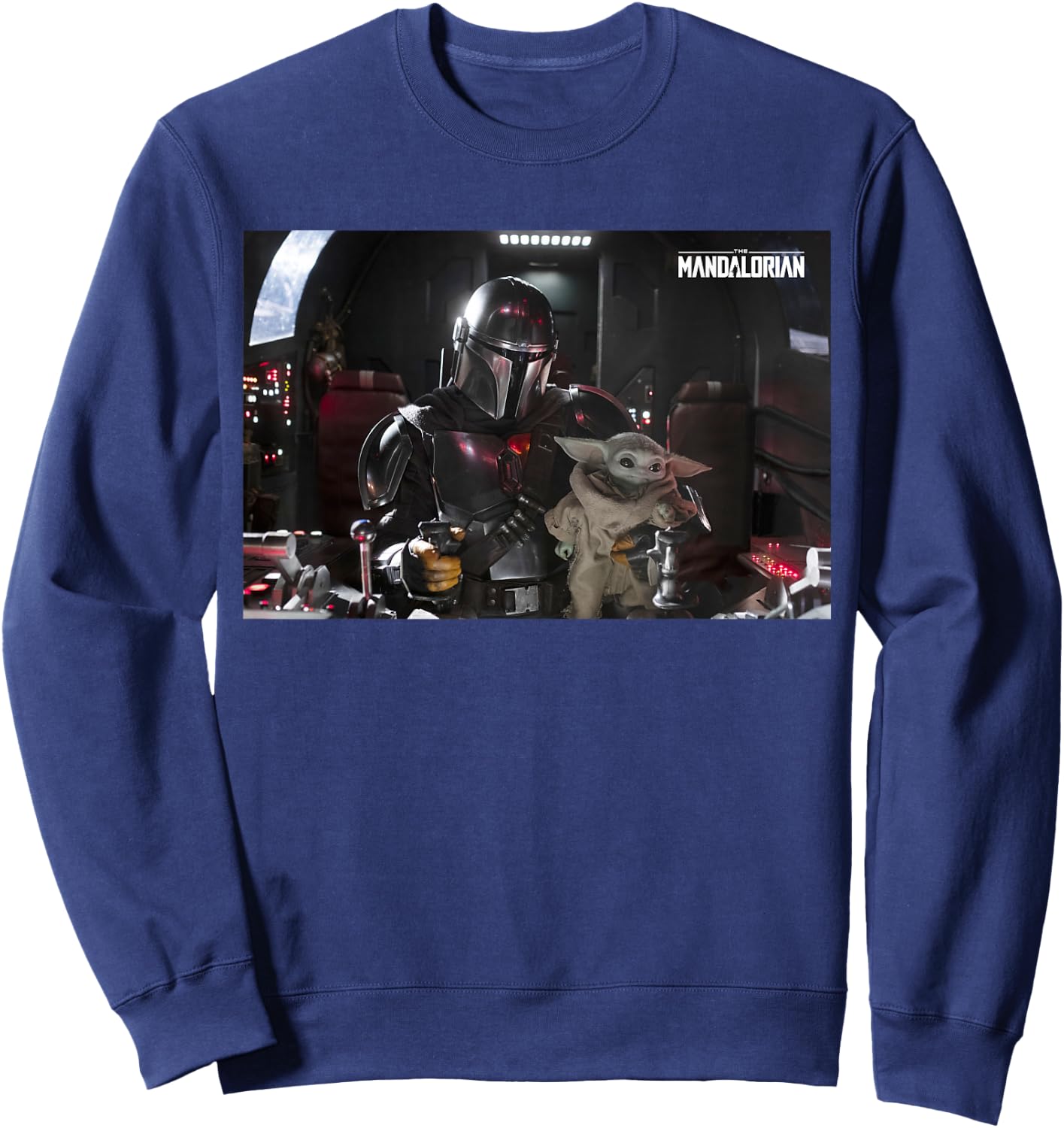 Star Wars The Mandalorian and Grogu Pilot and Co-Pilot Sweatshirt - Sweatshirt | Navy