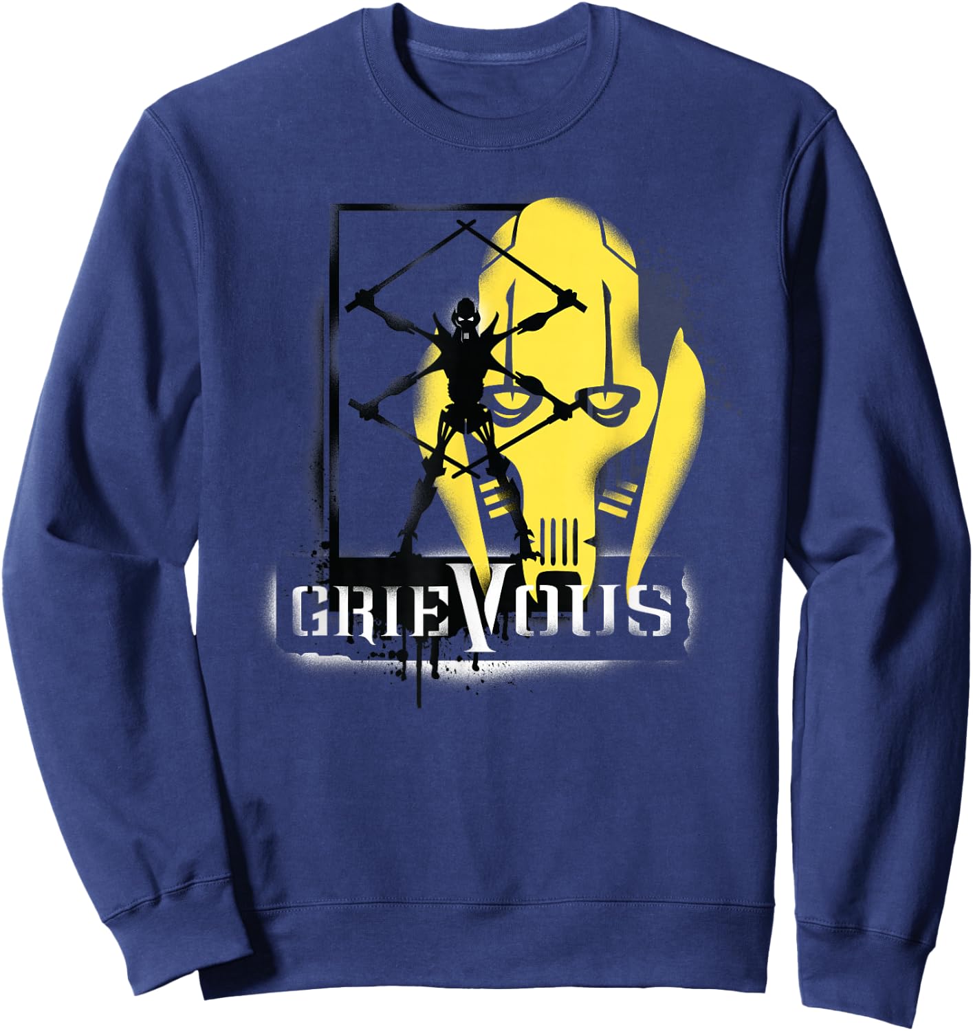 Star Wars Revenge of the Sith Grievous Collage Sweatshirt - Sweatshirt | Navy