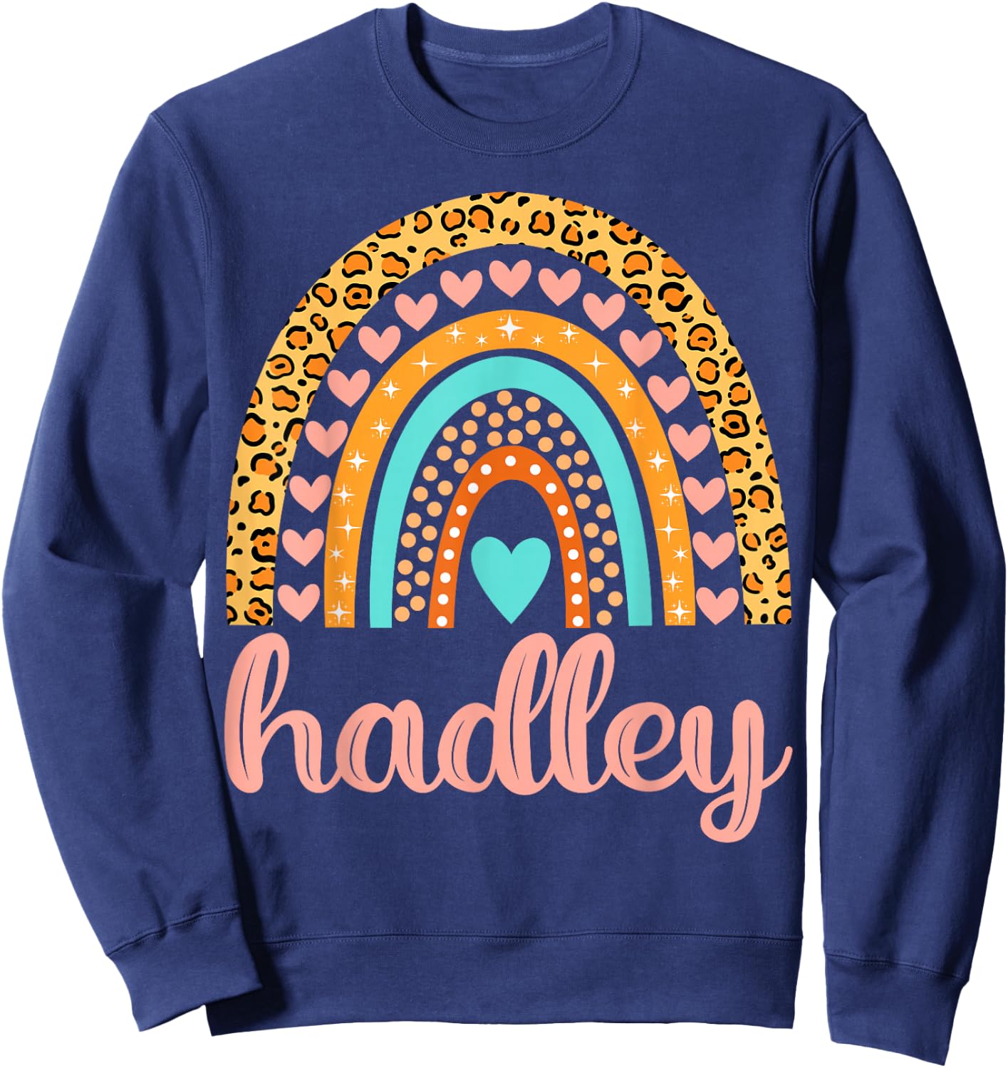 Hadley Hadley Name Birthday Shirt Gift Sweatshirt - Sweatshirt | Navy