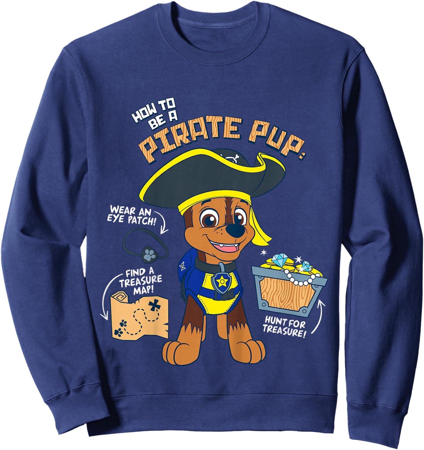 Kids PAW Patrol How to Be A Pirate Pup Sweatshirt - Sweatshirt | Navy