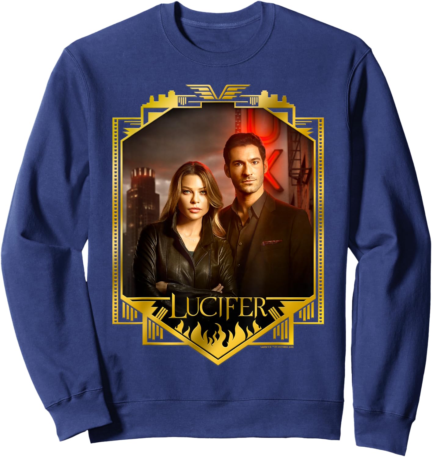 Lucifer Morningstar And Detective Decker Sweatshirt - Sweatshirt | Navy