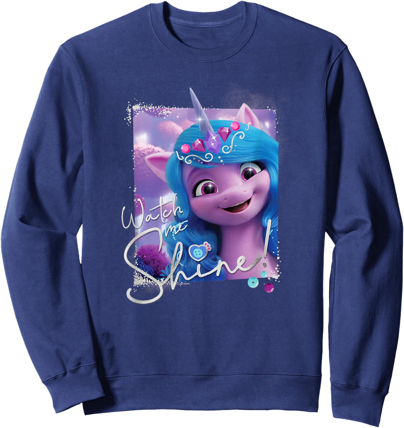My Little Pony: A New Generation Unicorn Watch Me Shine! Sweatshirt - Sweatshirt | Navy