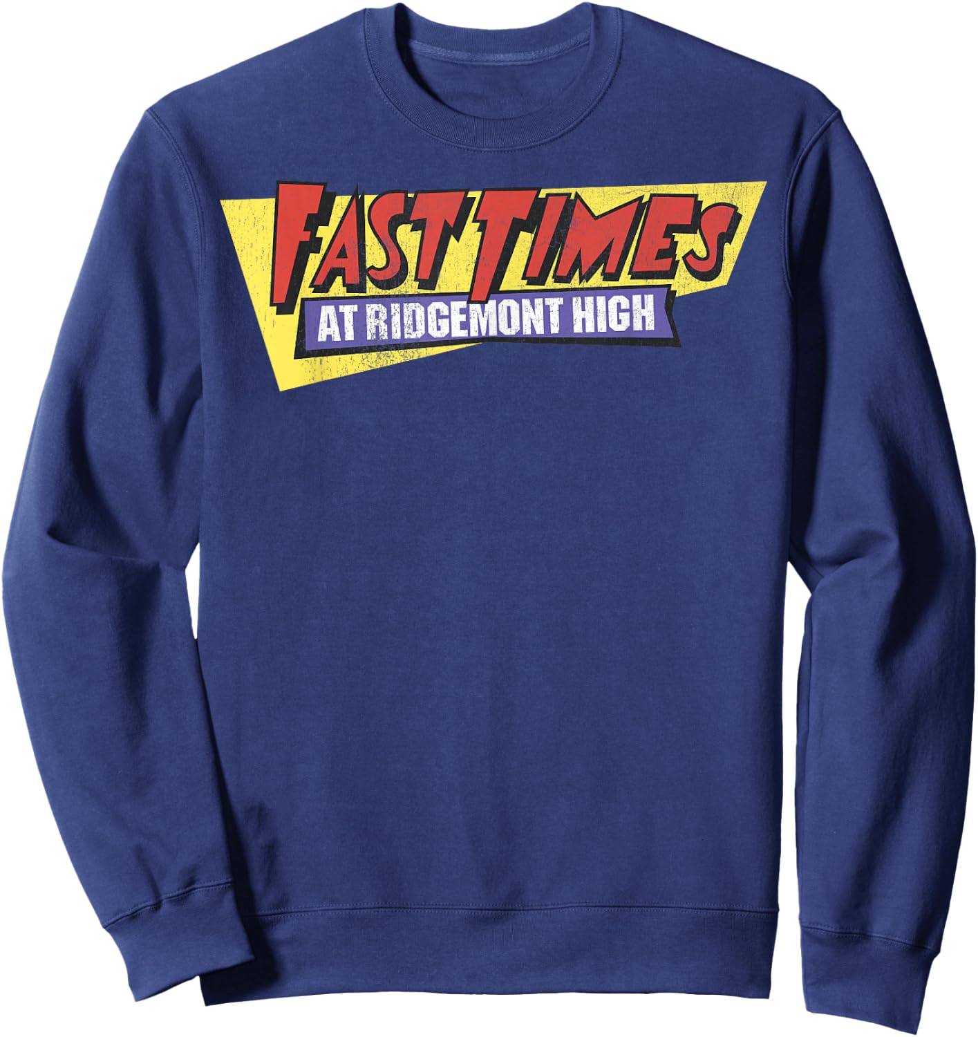 Fast Times At Ridgemont High Original Logo Graphic Sweatshirt - Sweatshirt | Navy