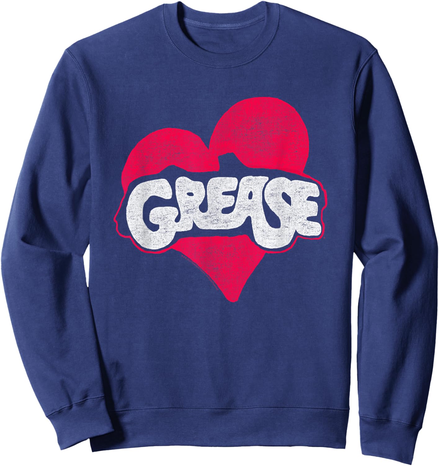 Grease Heart Sweatshirt - Sweatshirt | Navy