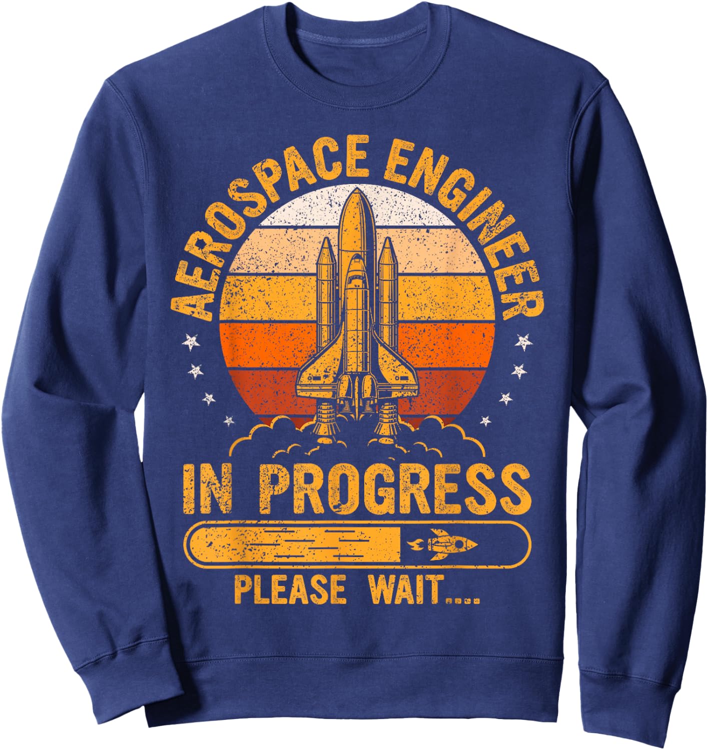 Future Aerospace Engineer In Progress Engineering Student Sweatshirt - Sweatshirt | Navy
