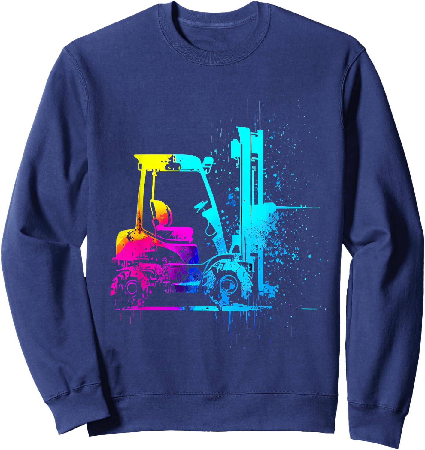Forklift operator forklift driver warehouse clerk gift Sweatshirt - Sweatshirt | Navy