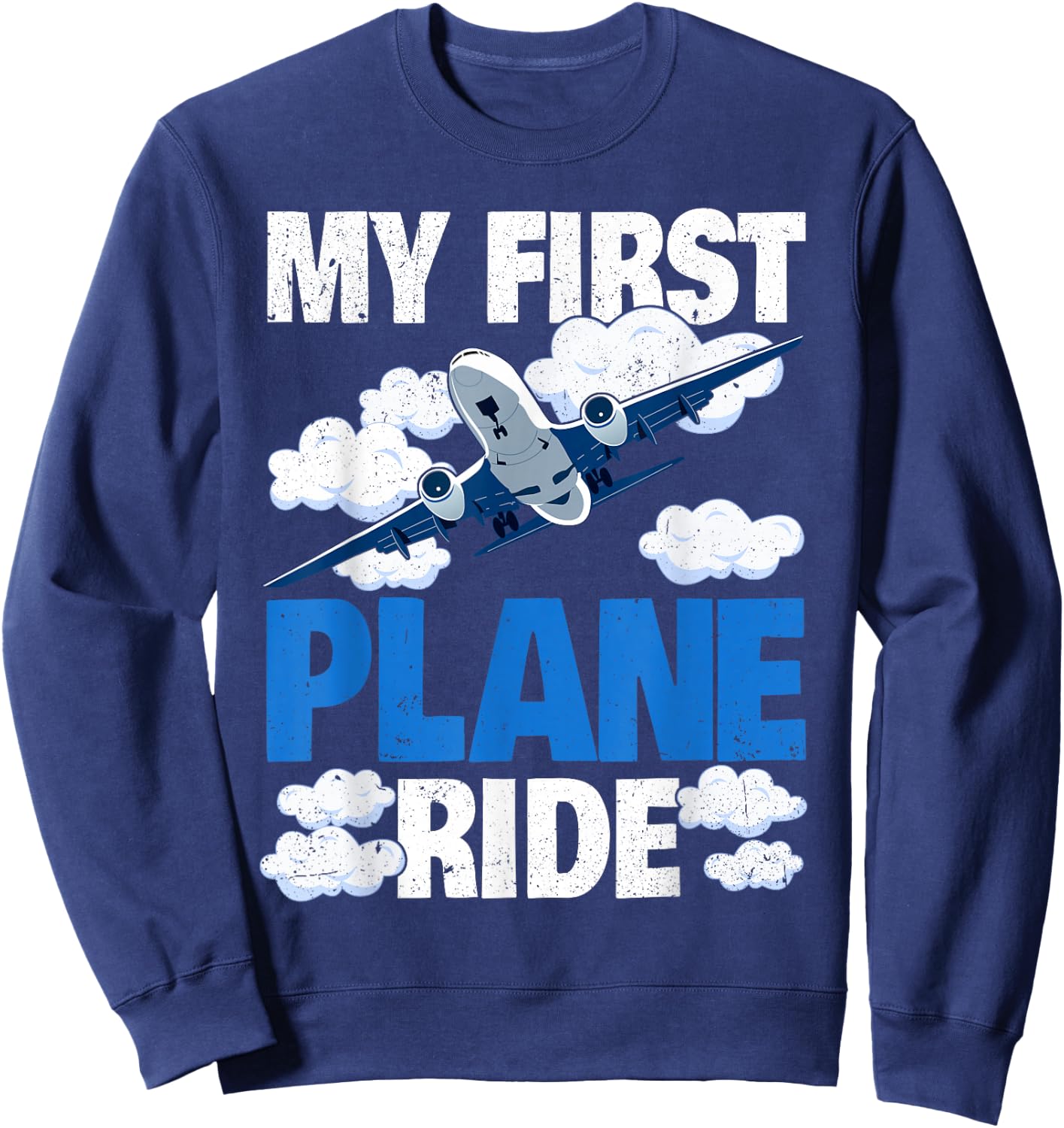 My First Plane Ride Sweatshirt - Sweatshirt | Navy