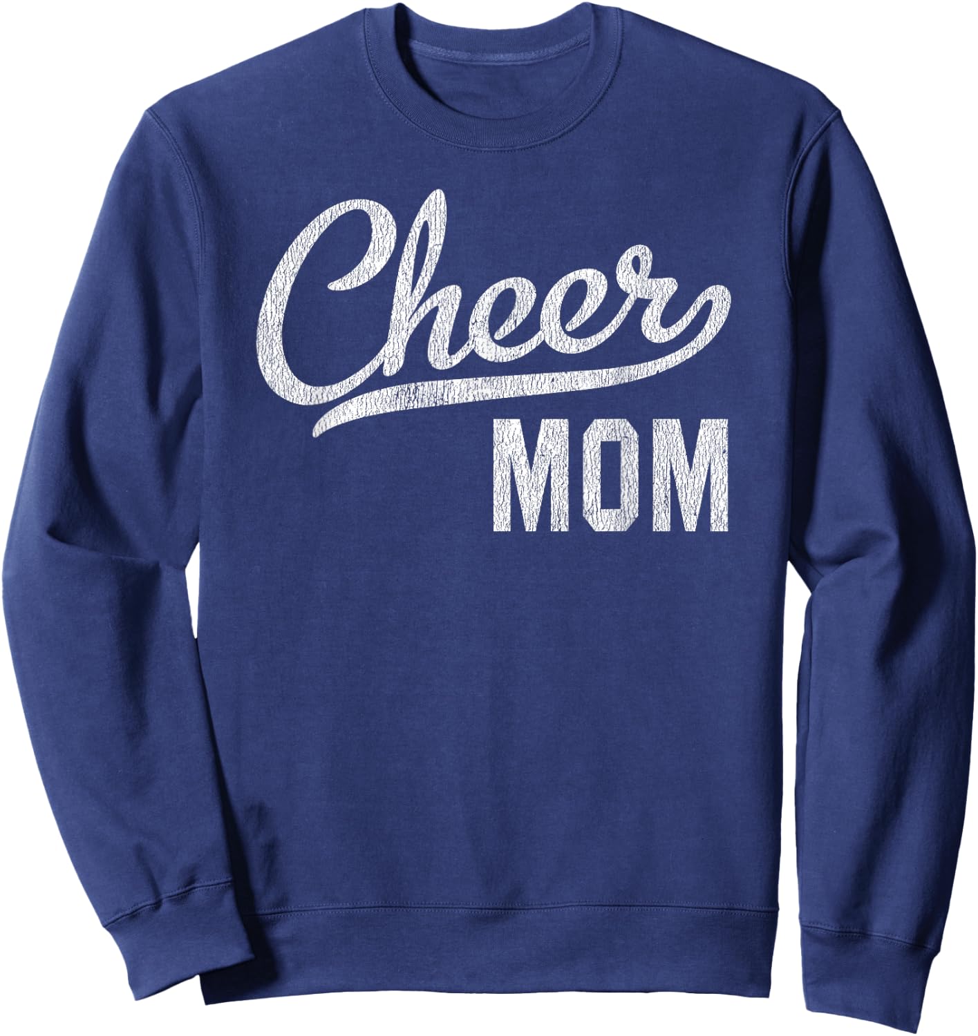 Cheer Mom Proud Cheerleading Mom Gift Sweatshirt - Sweatshirt | Navy
