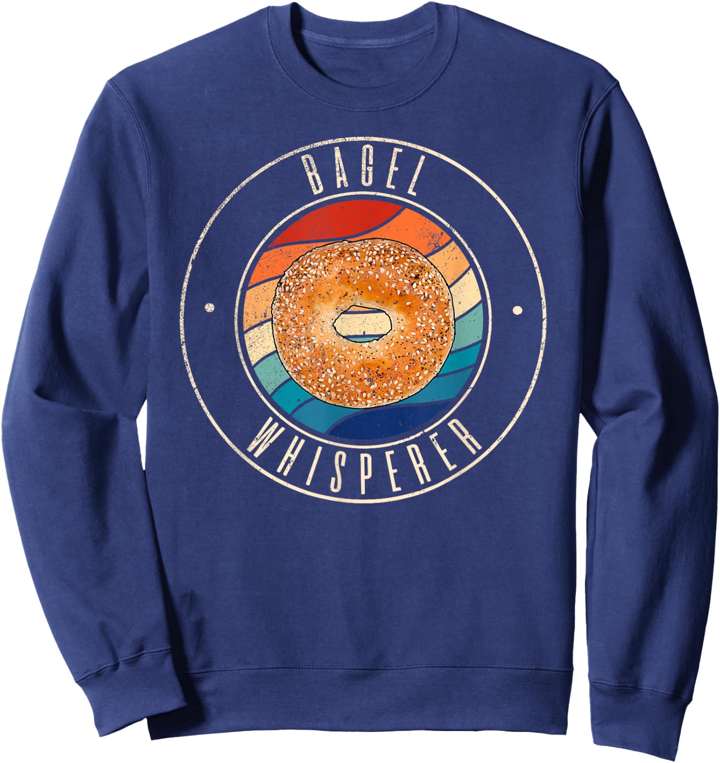 Bagel Whisperer Sweatshirt - Sweatshirt | Navy