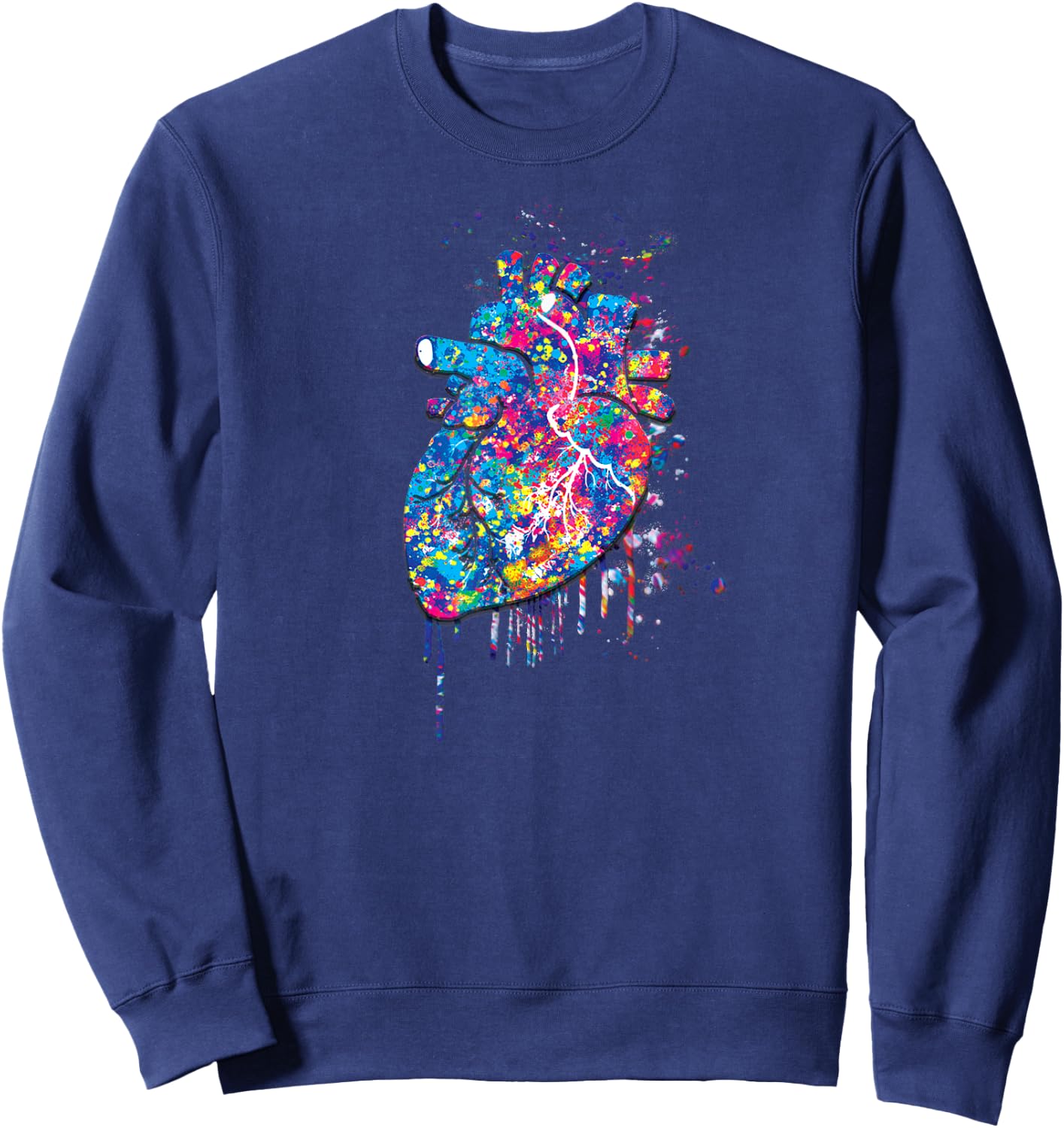 HItta 3xs Heart Gym Fitness Motivation Workout Inspiration Sweatshirt - Sweatshirt | Navy