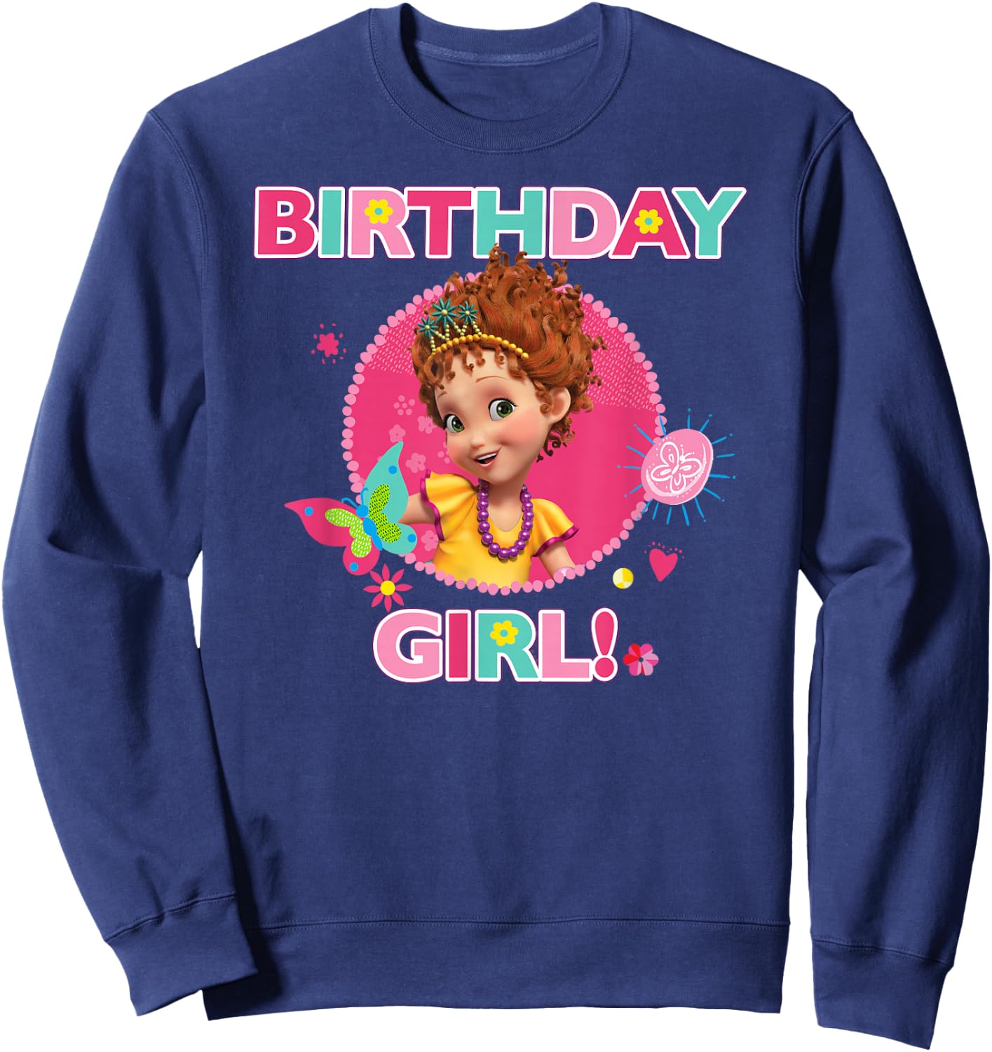 Disney - Junior Fancy Nancy Birthday Girl Sweatshirt - Sweatshirt | Navy