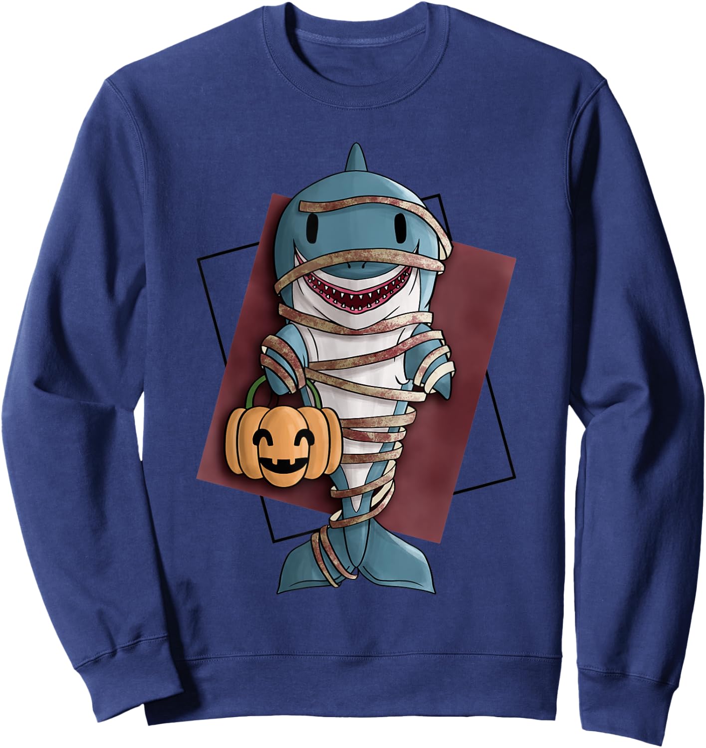 Halloween Shark Costume for Toddler Boys and Kids Sweatshirt - Sweatshirt | Navy