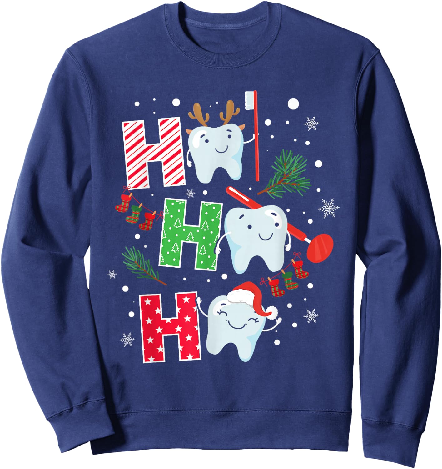 Dentist Christmas Future Dentist Dentistry Graduate Gift Sweatshirt - Sweatshirt | Navy