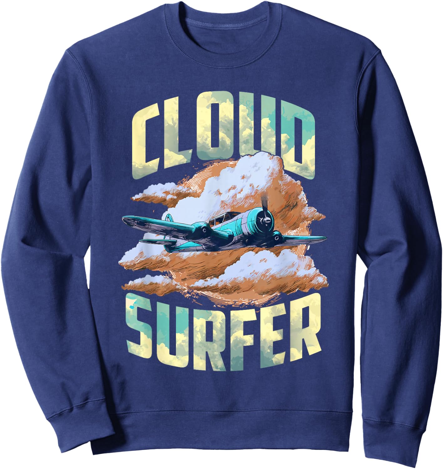 Cloud Surfer Sweatshirt - Sweatshirt | Navy