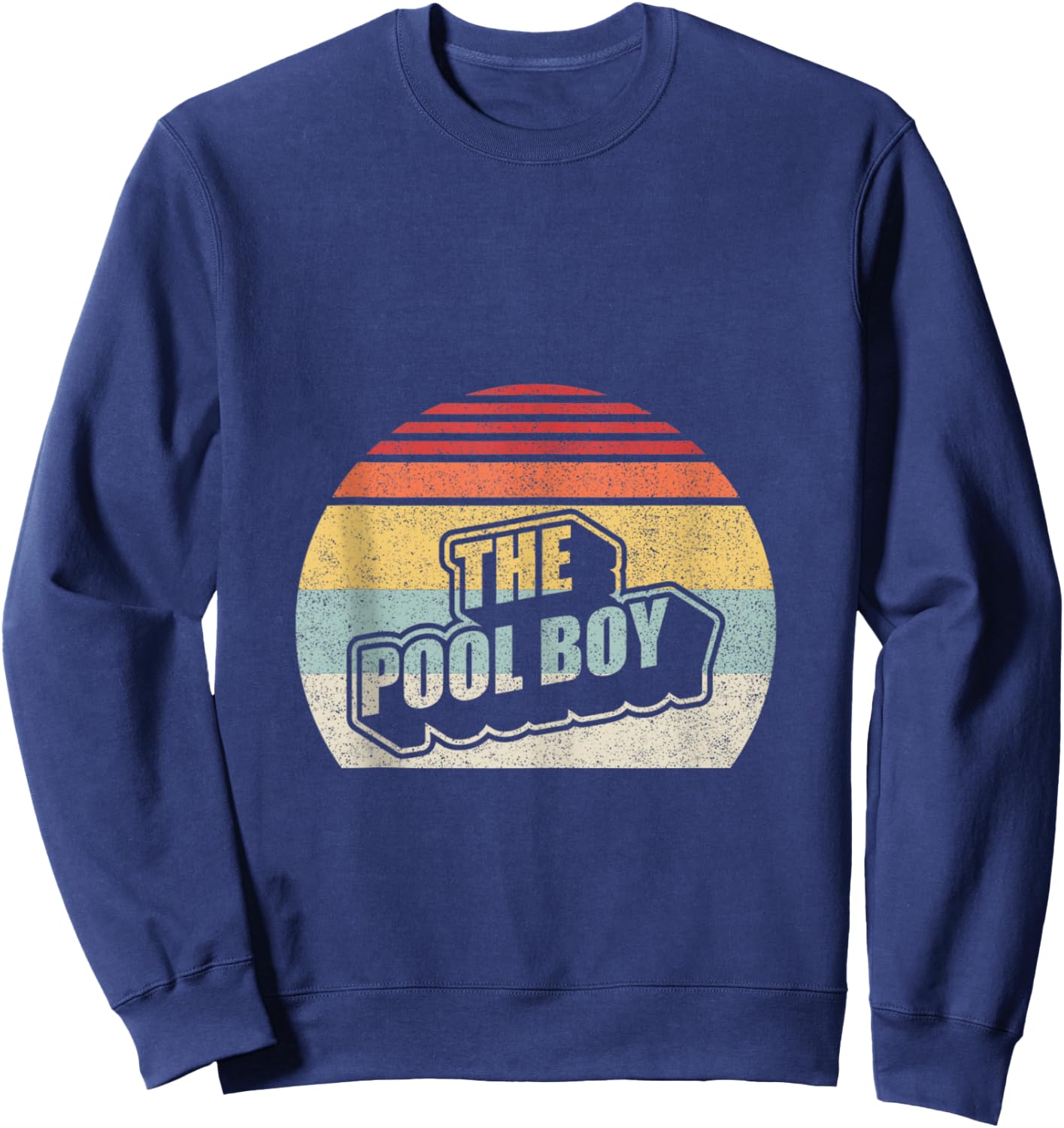 Vintage Retro The Boy Pool Sweatshirt - Sweatshirt | Navy