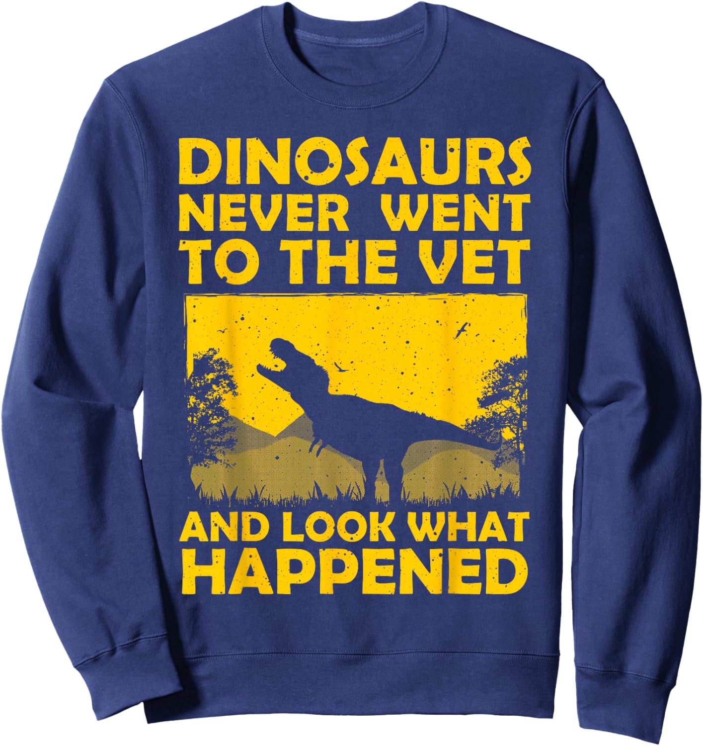Funny Veterinary Women Zoo Technician Vet Assistant Sweatshirt - Sweatshirt | Navy