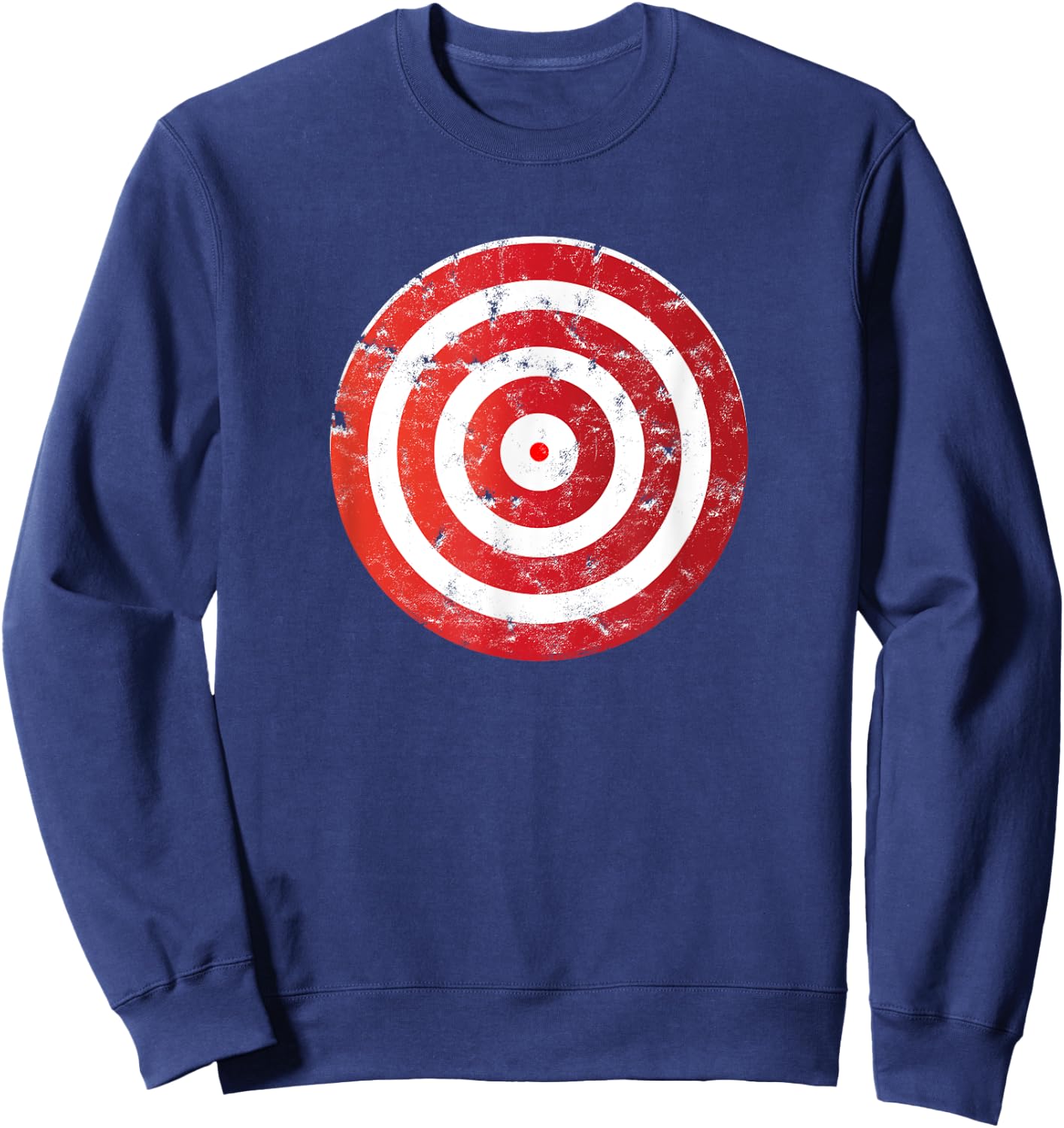 Vintage Bullseye Target Bulls Eye - Target Shooting Sports Sweatshirt - Sweatshirt | Navy