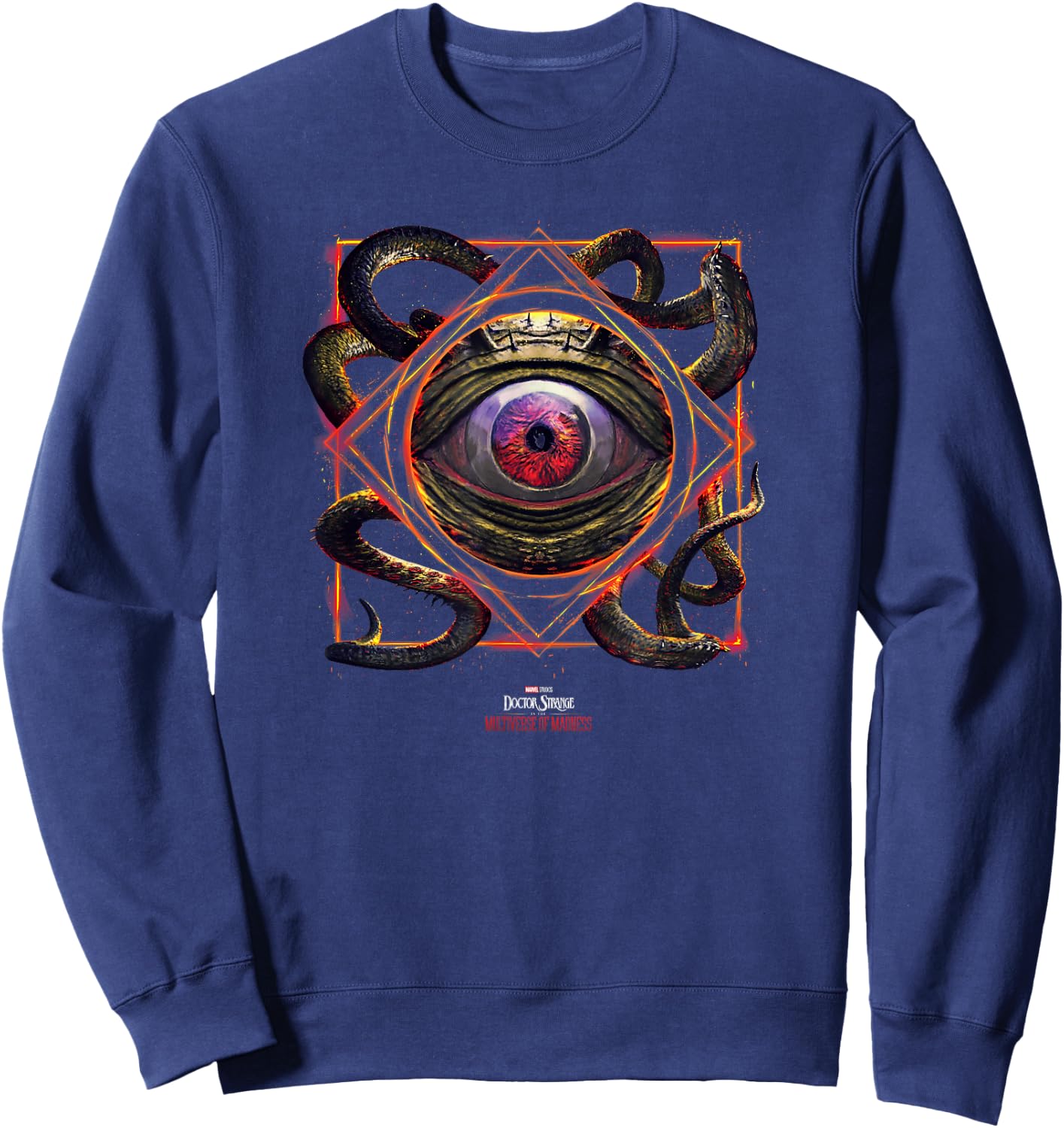 Marvel Doctor Strange In The Multiverse Of Madness Big Eye Sweatshirt - Sweatshirt | Navy