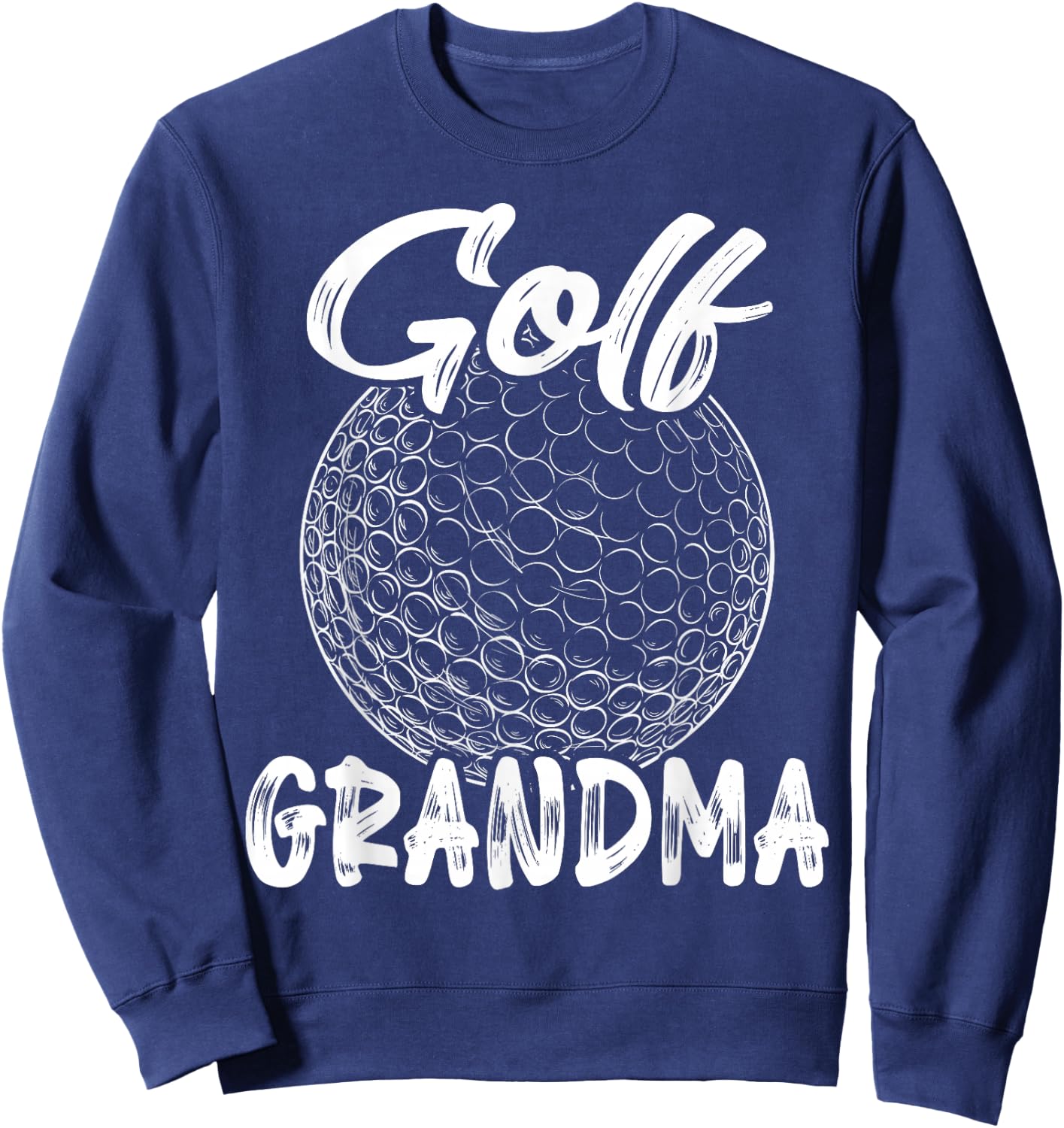 Golf Grandma Women Golfers Golf Ball Player Family Matching Sweatshirt - Sweatshirt | Navy