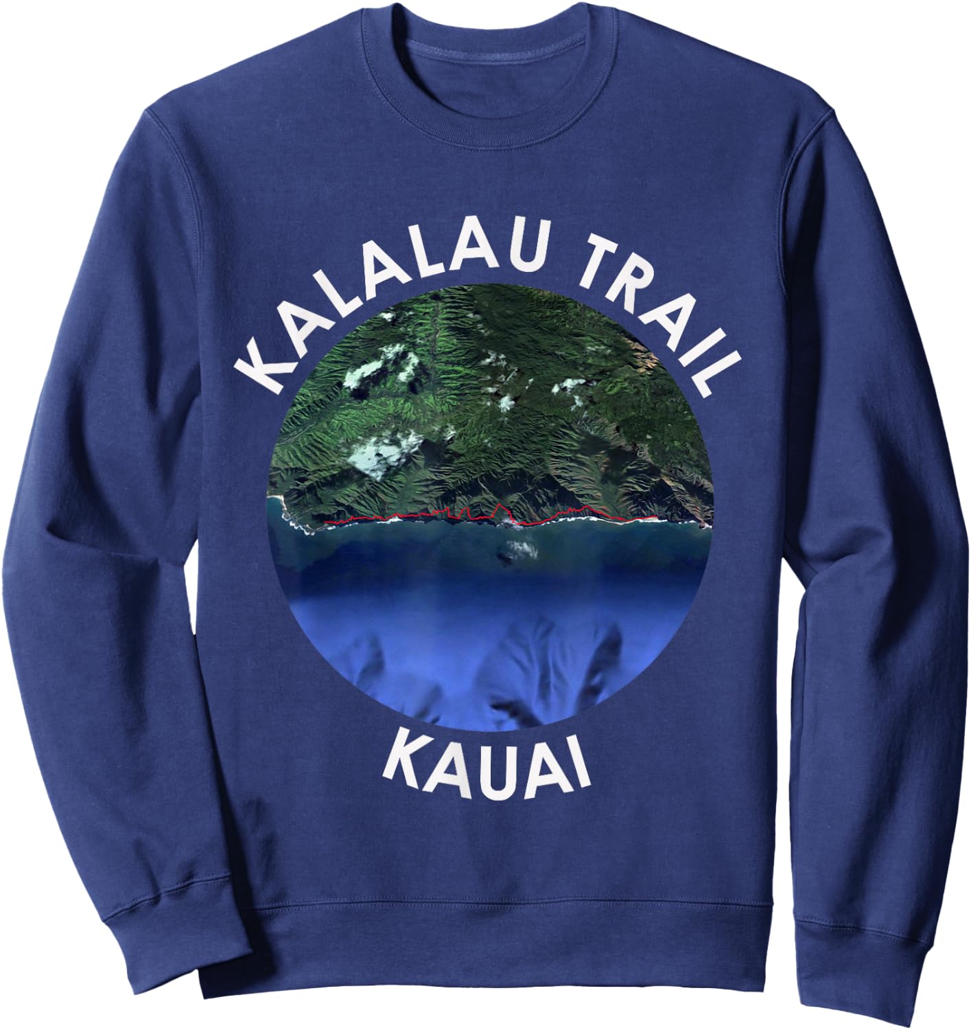 Kalalau trail shirt Sweatshirt - Sweatshirt | Navy