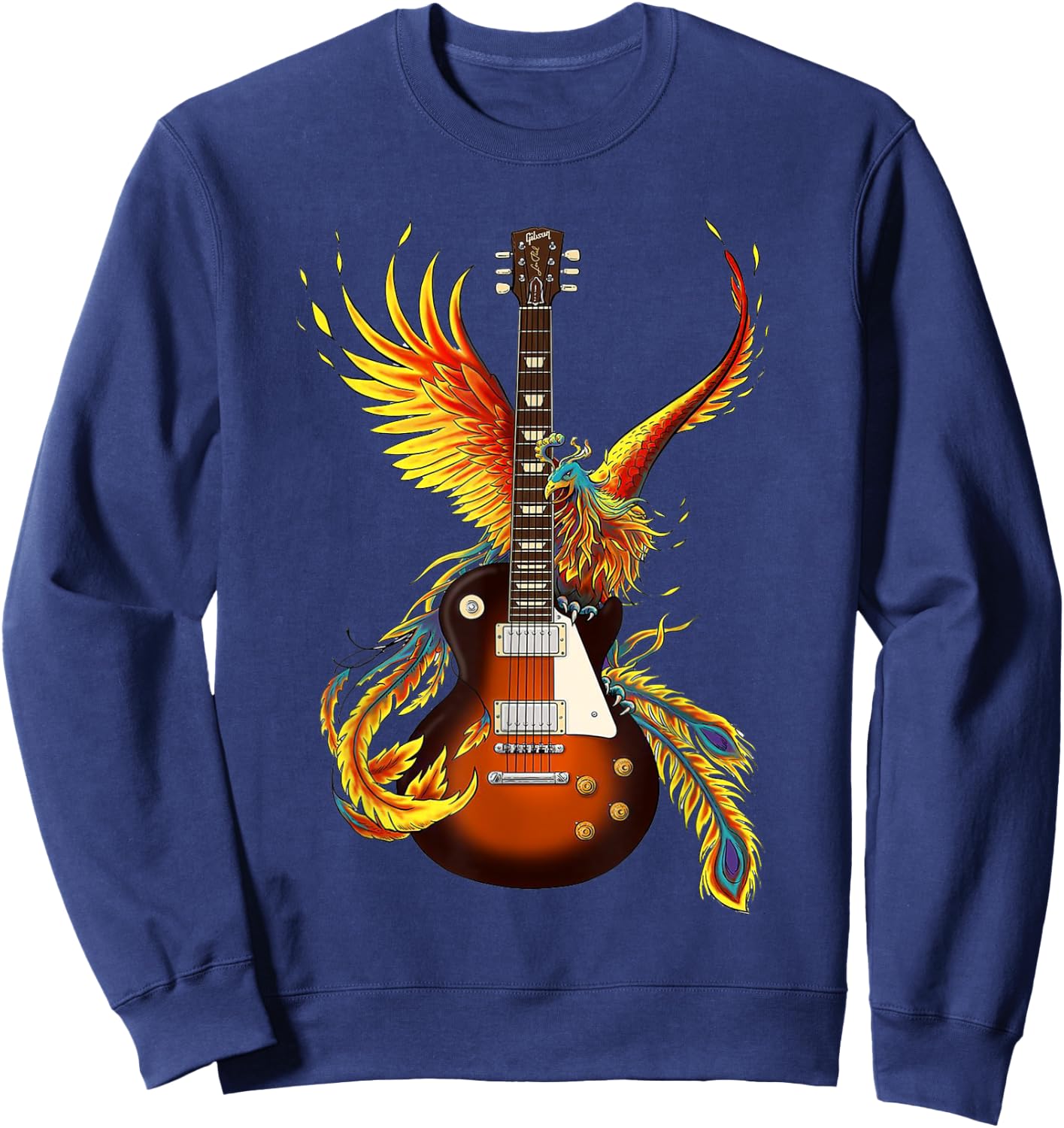 Guitar men, guitar kids, girls guitar, guitar shirt for kids Sweatshirt - Sweatshirt | Navy