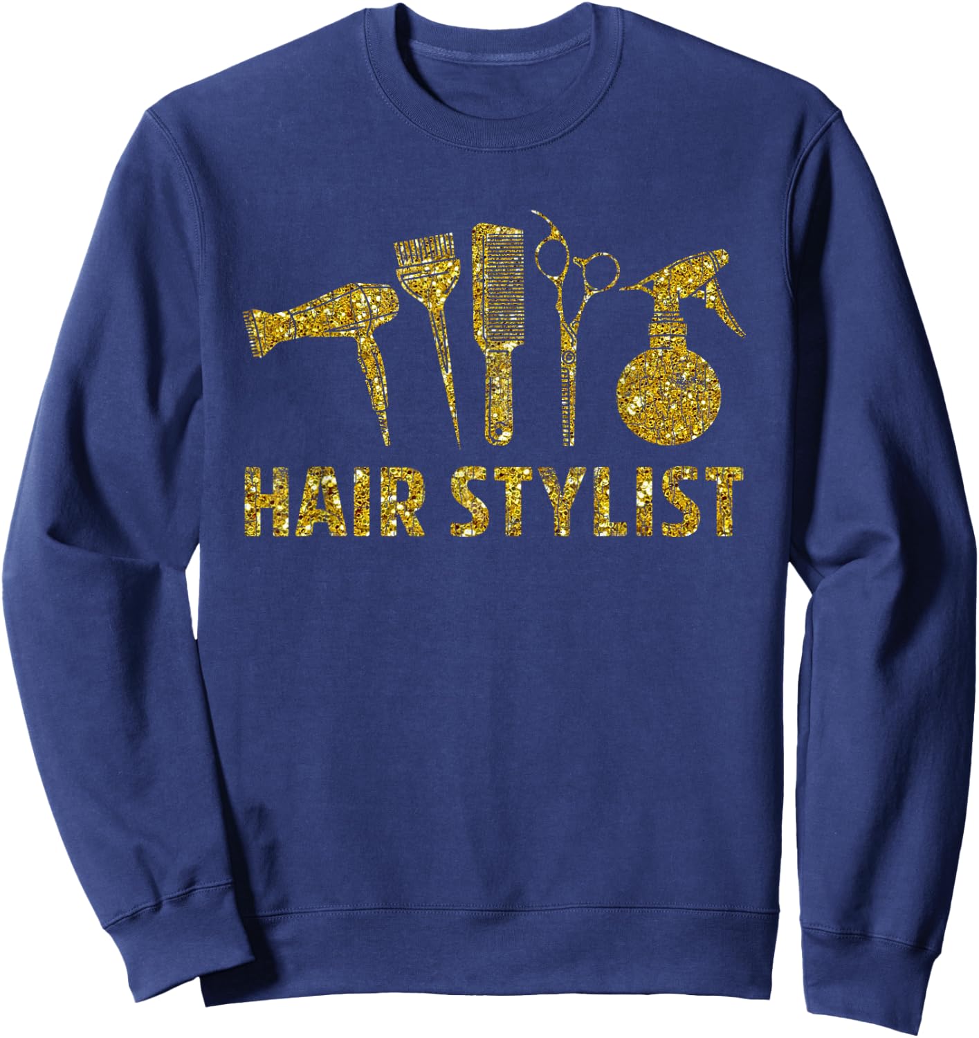 Hairstylist Funny Hairdresser Barber Graphic Sweatshirt - Sweatshirt | Navy