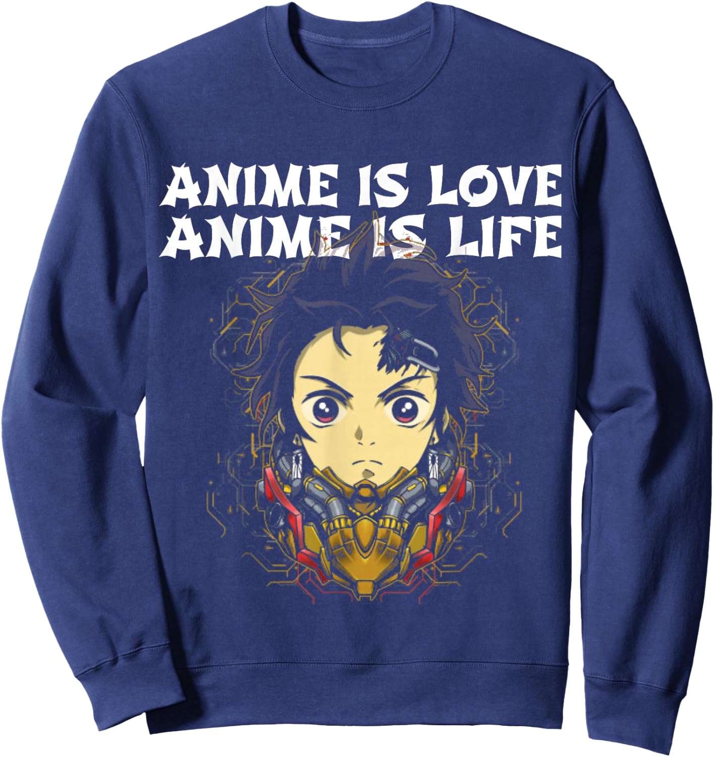 Fun and beautiful honey bee and Sweatshirt - Sweatshirt | Navy