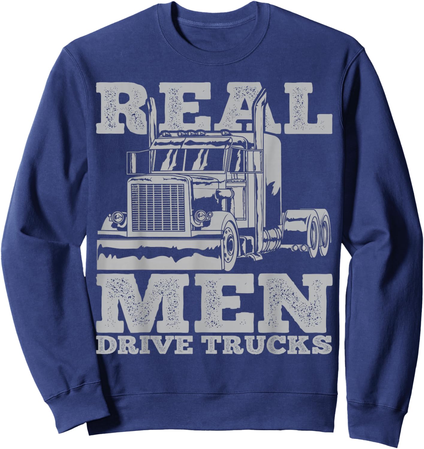 Trucker Truck Truck Driver Sweatshirt - Sweatshirt | Navy