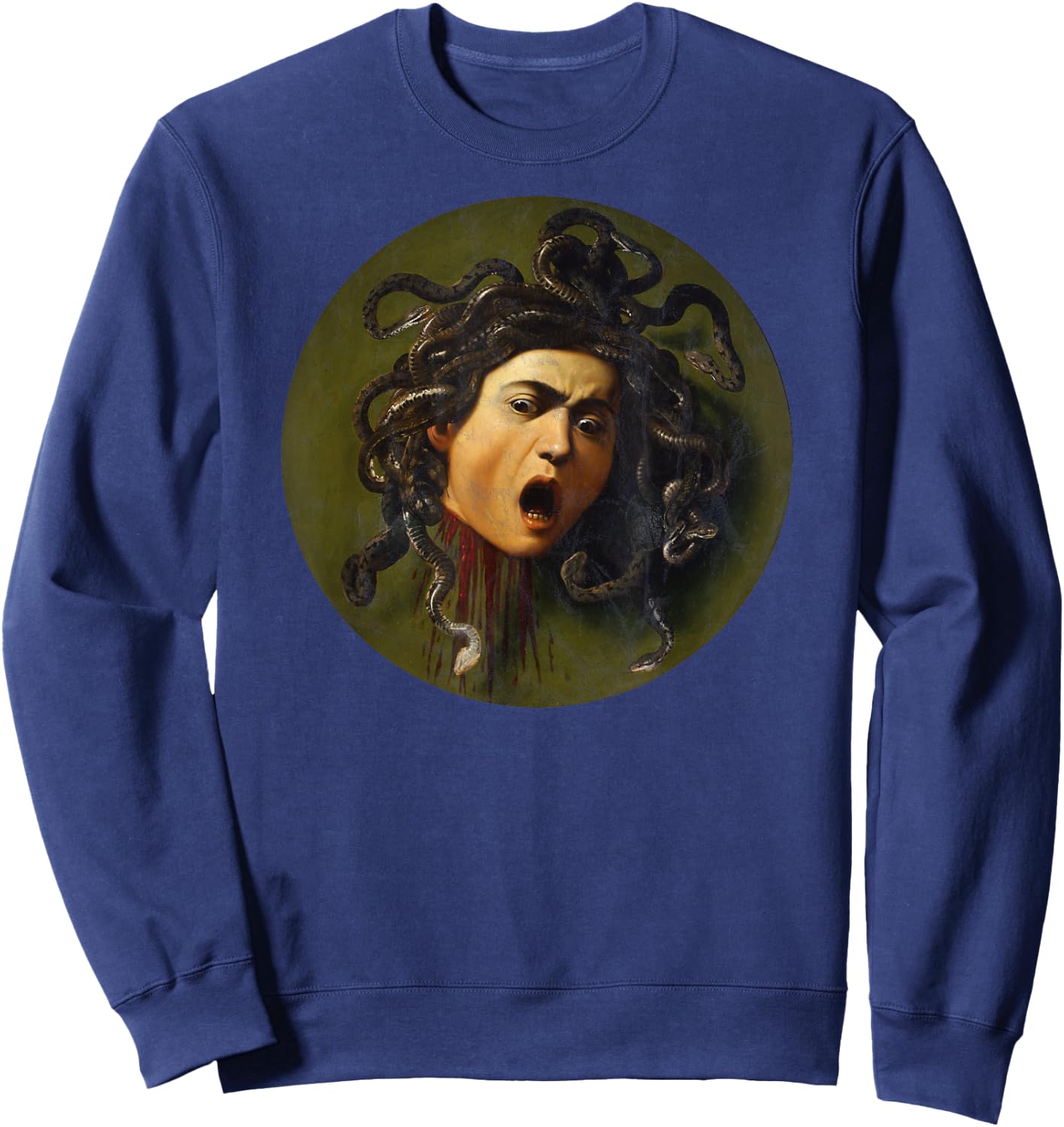 Medusa by Caravaggio Sweatshirt - Sweatshirt | Navy
