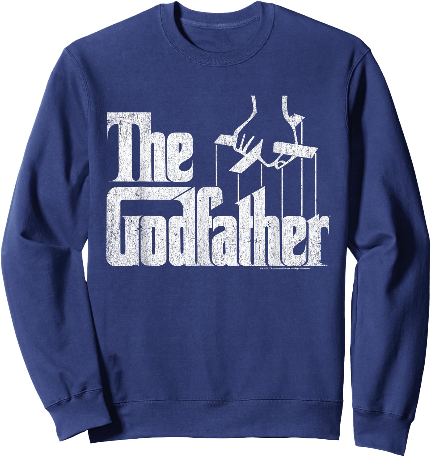 The Godfather - Black, Small, -Adults, Short Sleeve, , Regular Fit, Classic, Themed Sweatshirt - Sweatshirt | Navy