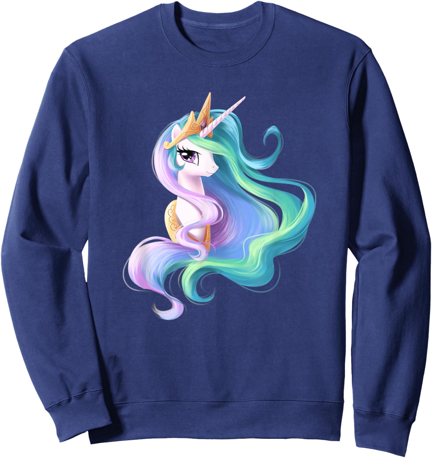 Princess Celestia Unicorn Perfect Unicorn Gift Sweatshirt - Sweatshirt | Navy