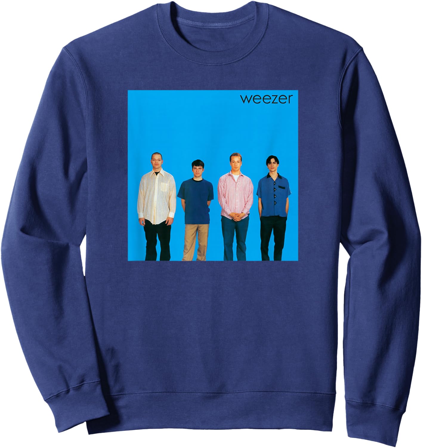 Weezer - Blue Album Cover Sweatshirt - Sweatshirt | Navy