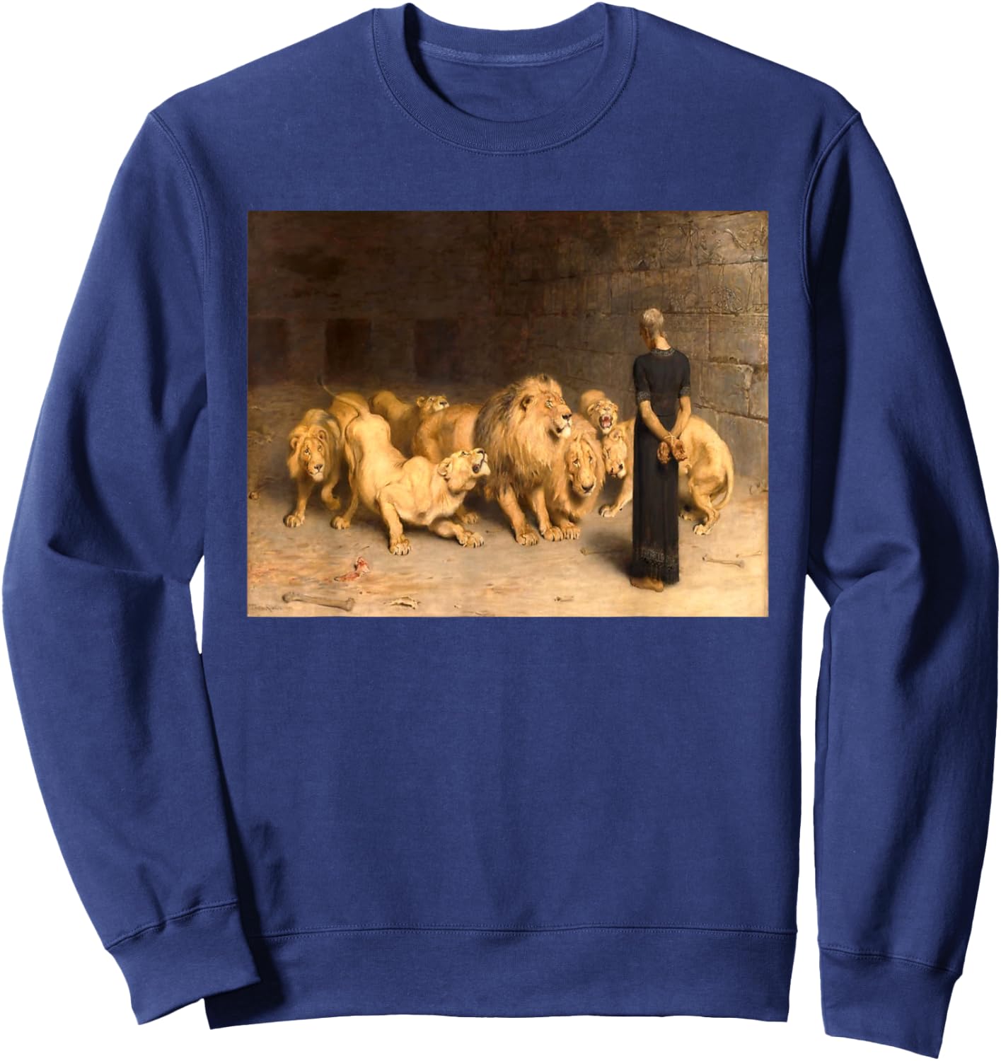 Daniel In The Lions Den Sweatshirt - Sweatshirt | Navy