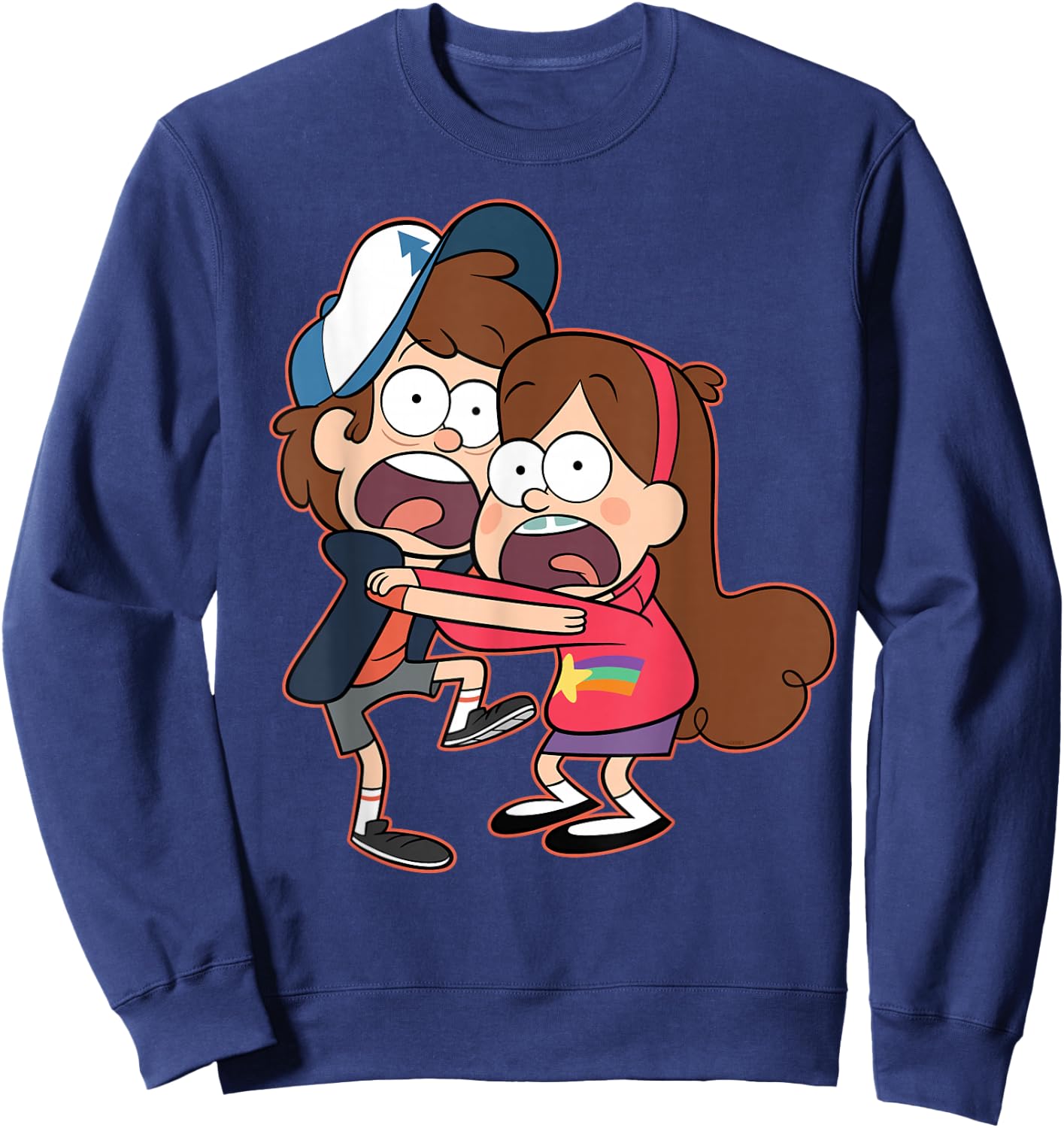 Disney Gravity Falls Dipper and Mabel Pines Sweatshirt - Sweatshirt | Navy