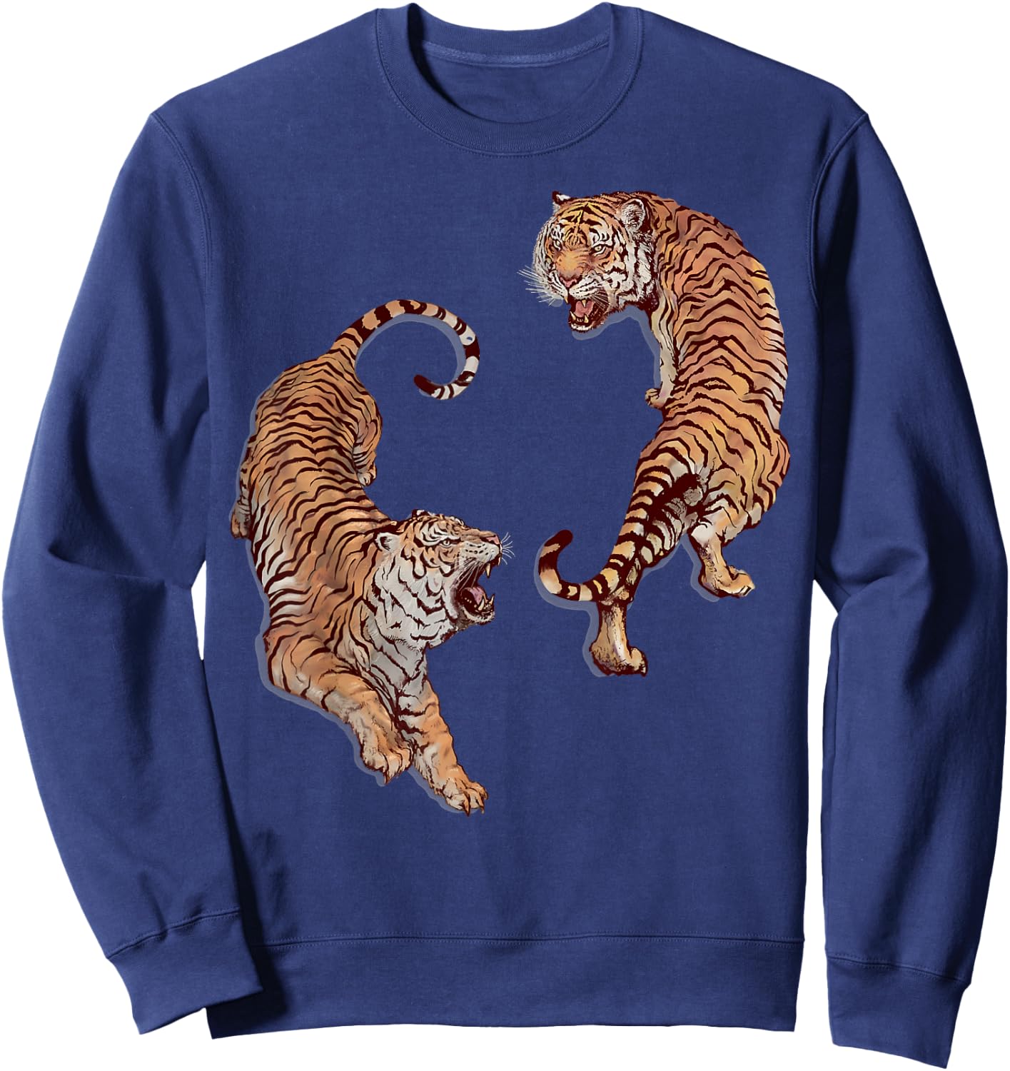 YEAR OF THE TIGER Chinese Zodiac Lunar New Year 2022 Sweatshirt - Sweatshirt | Navy
