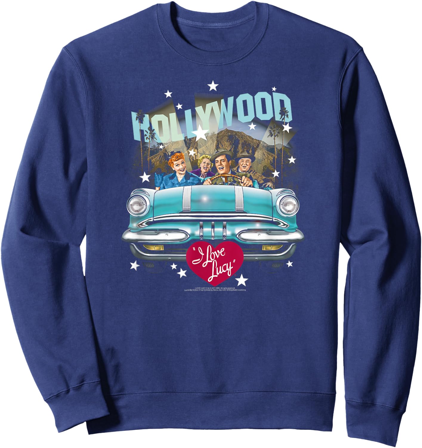 I Love Lucy Hollywood Road Trip Sweatshirt - Sweatshirt | Navy