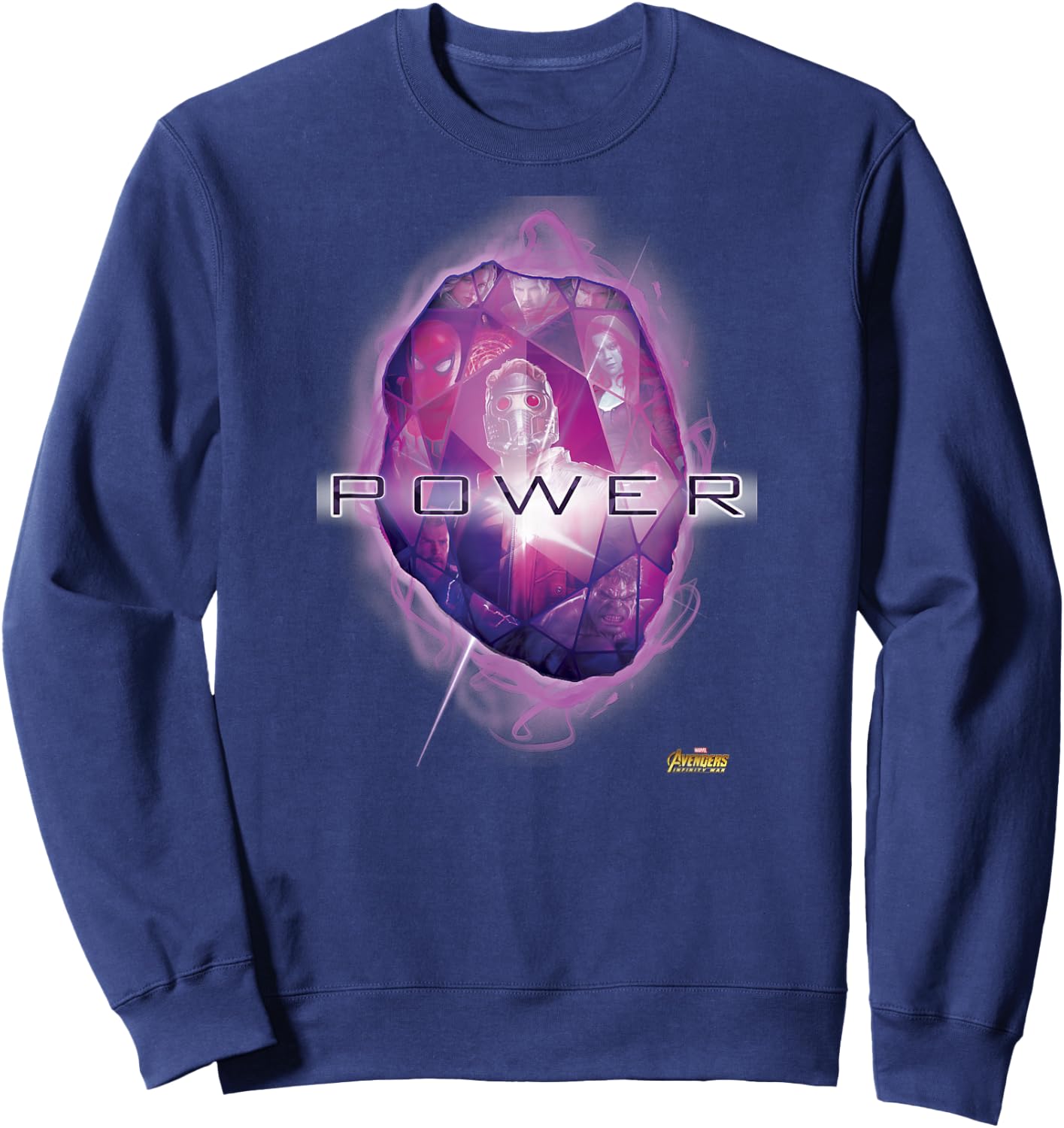 Marvel Infinity War The Power Stone Graphic Sweatshirt - Sweatshirt | Navy