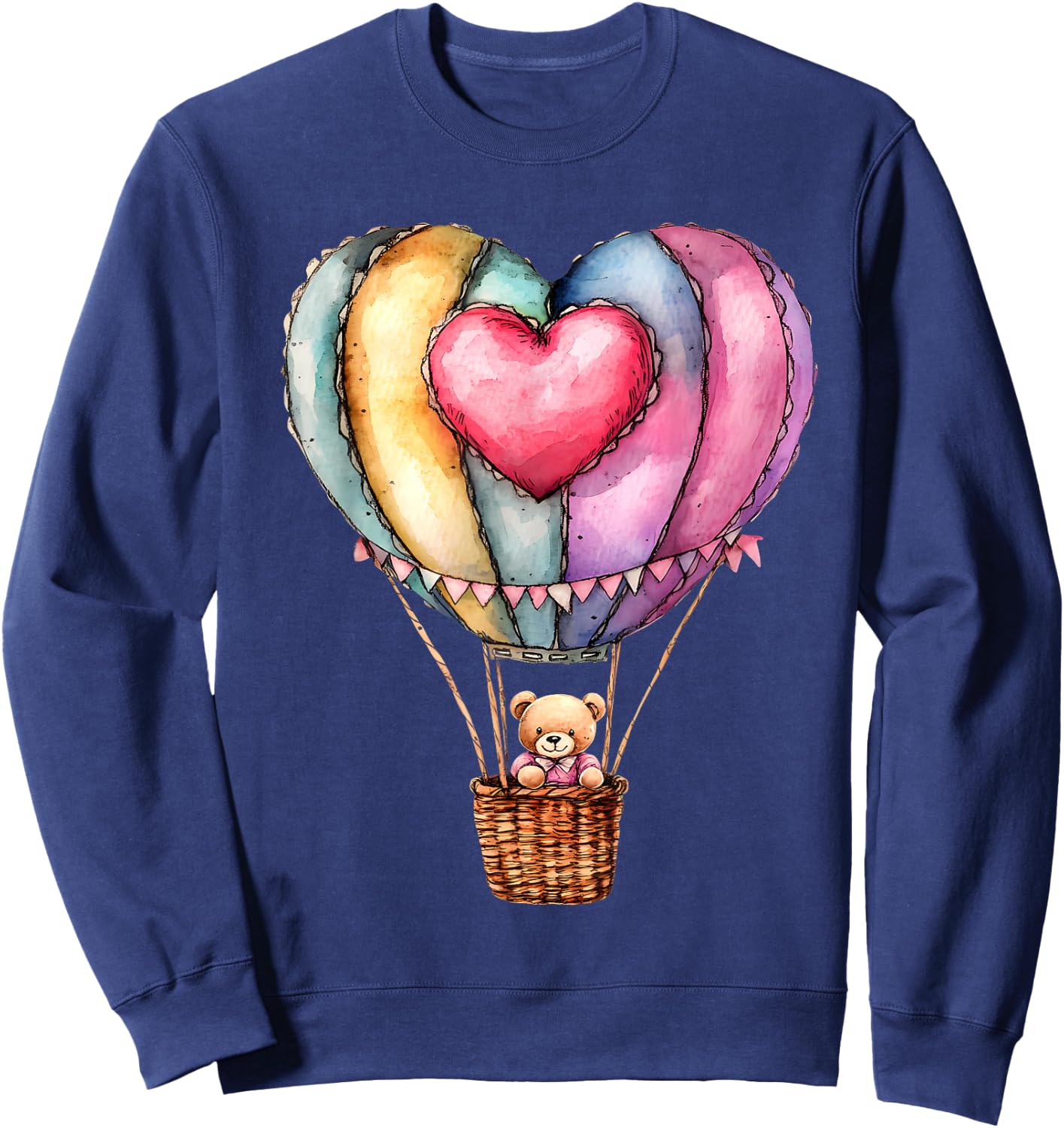 Hot Air Balloon Ride Festival Hot Air Ballooning Sweatshirt - Sweatshirt | Navy
