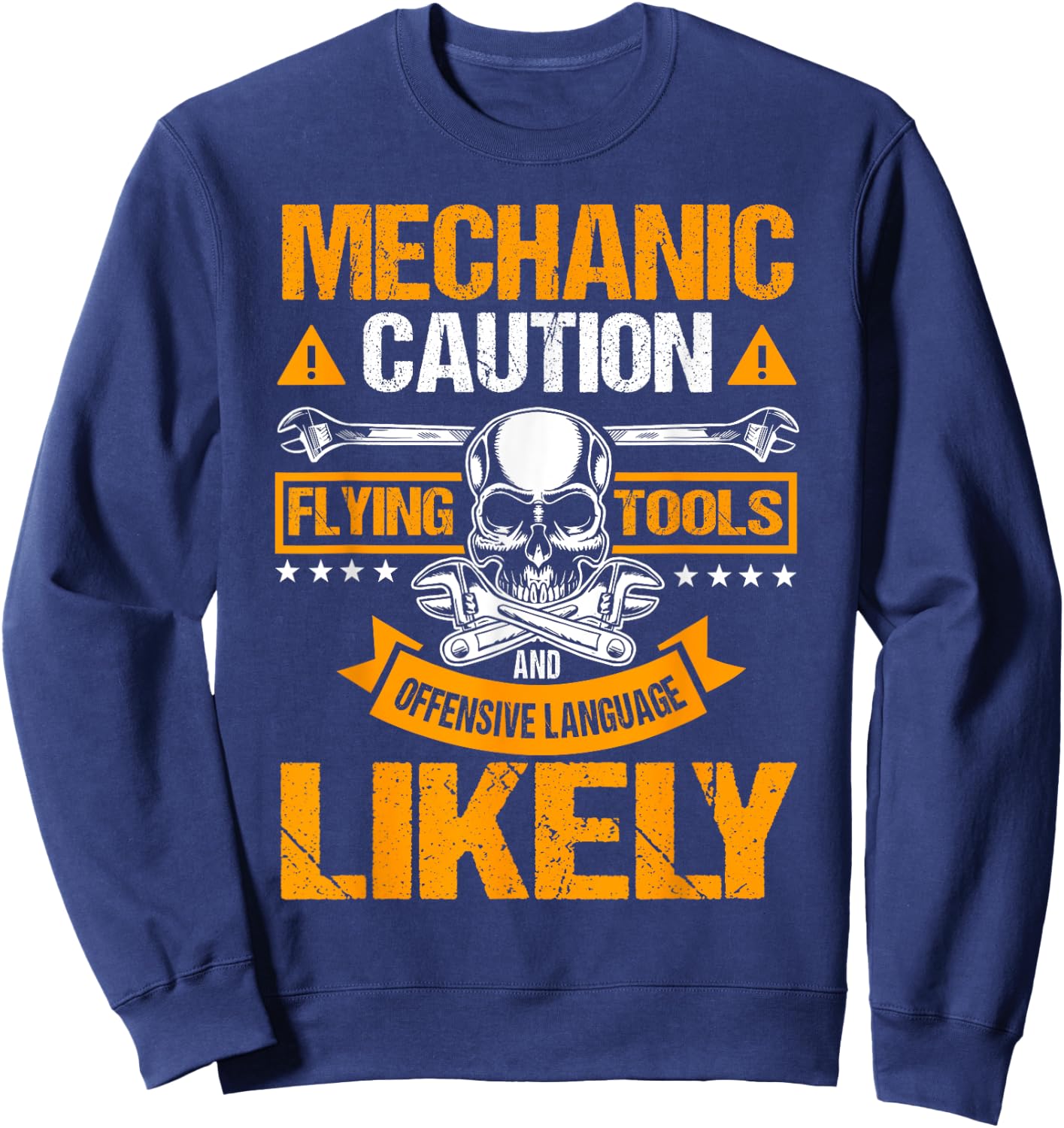 Auto Mechanic Automotive Technician Mech Serviceman Repair Sweatshirt - Sweatshirt | Navy