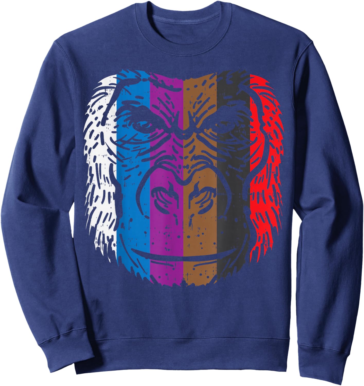 Gorilla Jiu Jitsu Belt Rank BJJ Brazilian Martial Arts Gift Sweatshirt - Sweatshirt | Navy