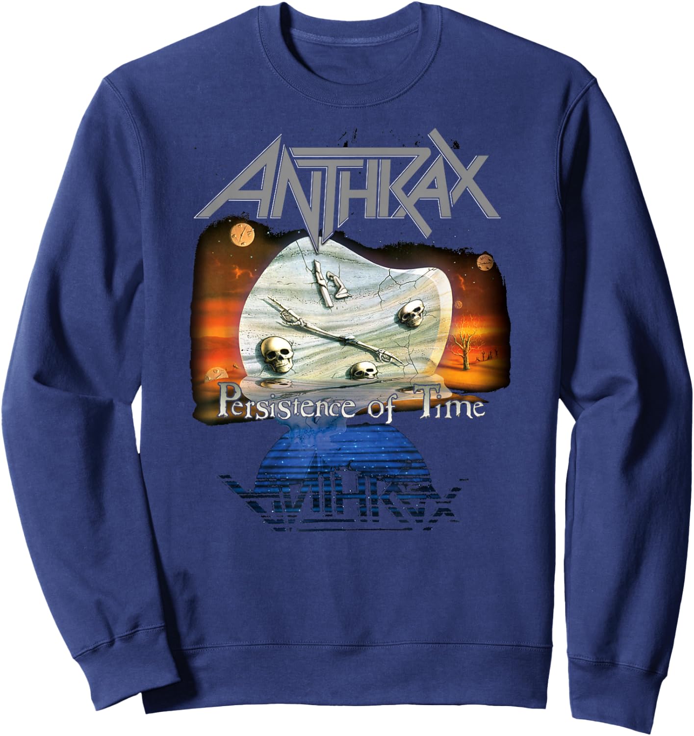 Anthrax – Persistence Of Time 30th Anniversary Sweatshirt - Sweatshirt | Navy