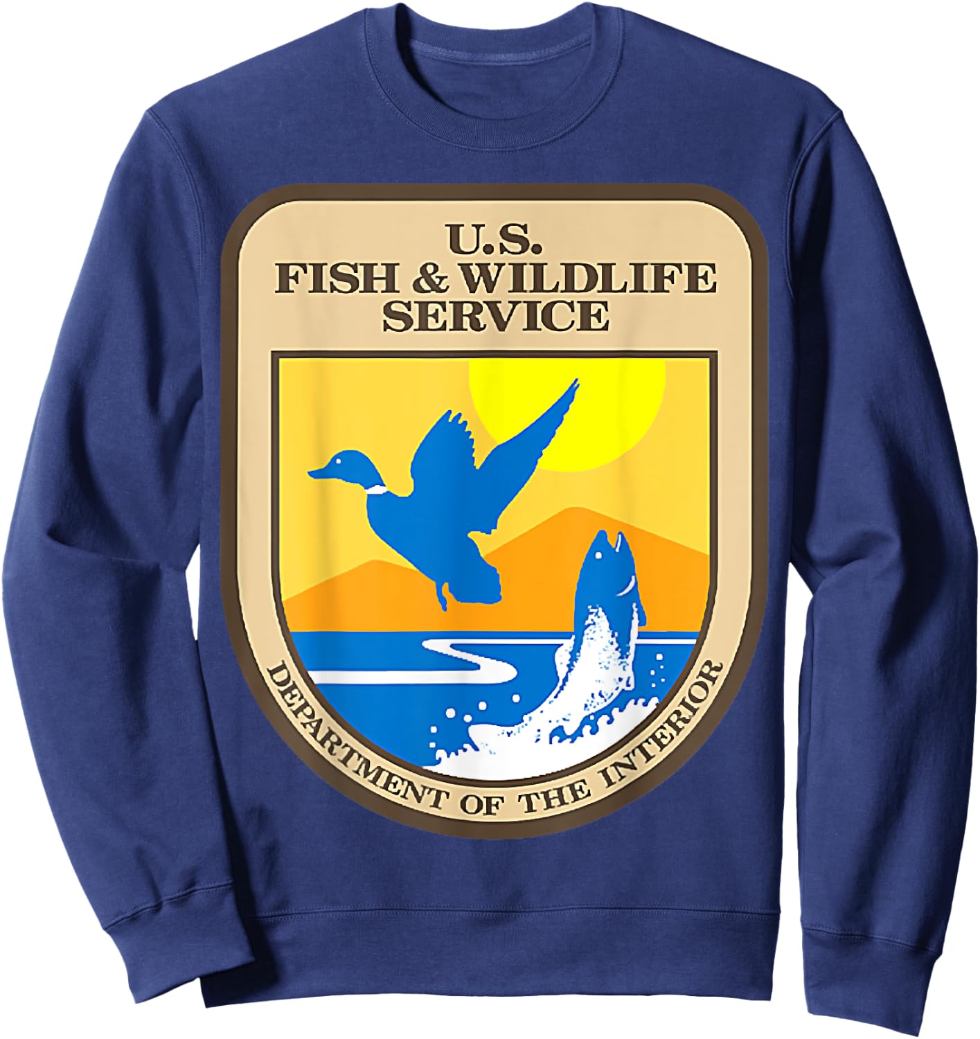US Fish _ Wildlife Service Sweatshirt - Sweatshirt | Navy