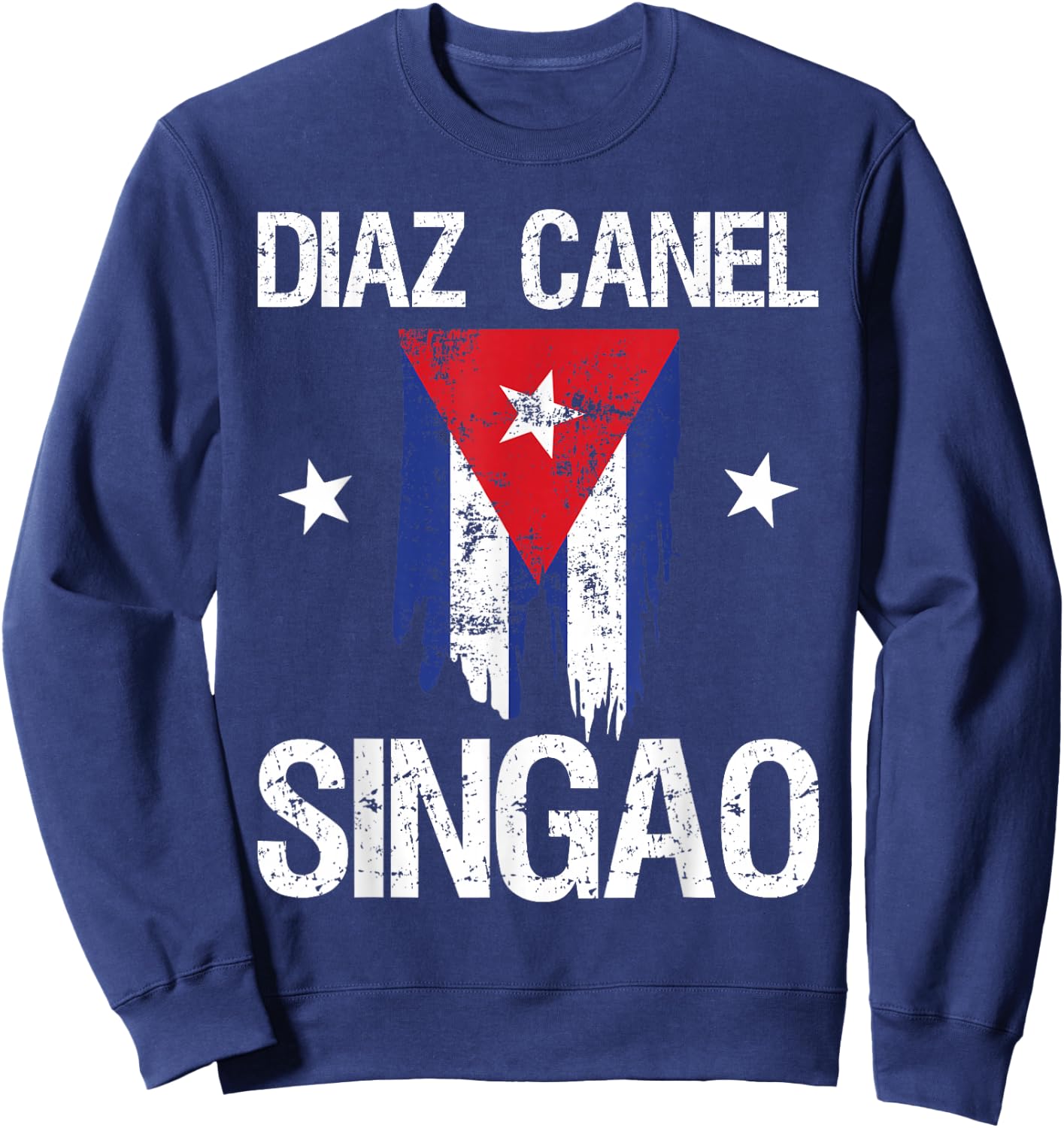 Diaz Canel Singao Cuba Sweatshirt - Sweatshirt | Navy
