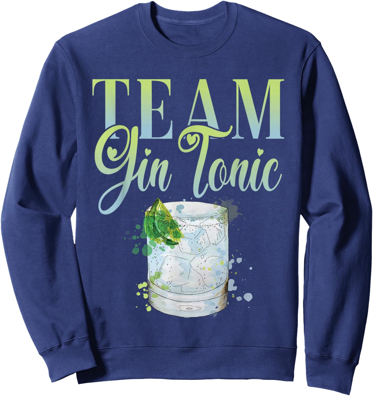 Hen Party Team Gin Tonic Cocktail for Bartender Sweatshirt - Sweatshirt | Navy