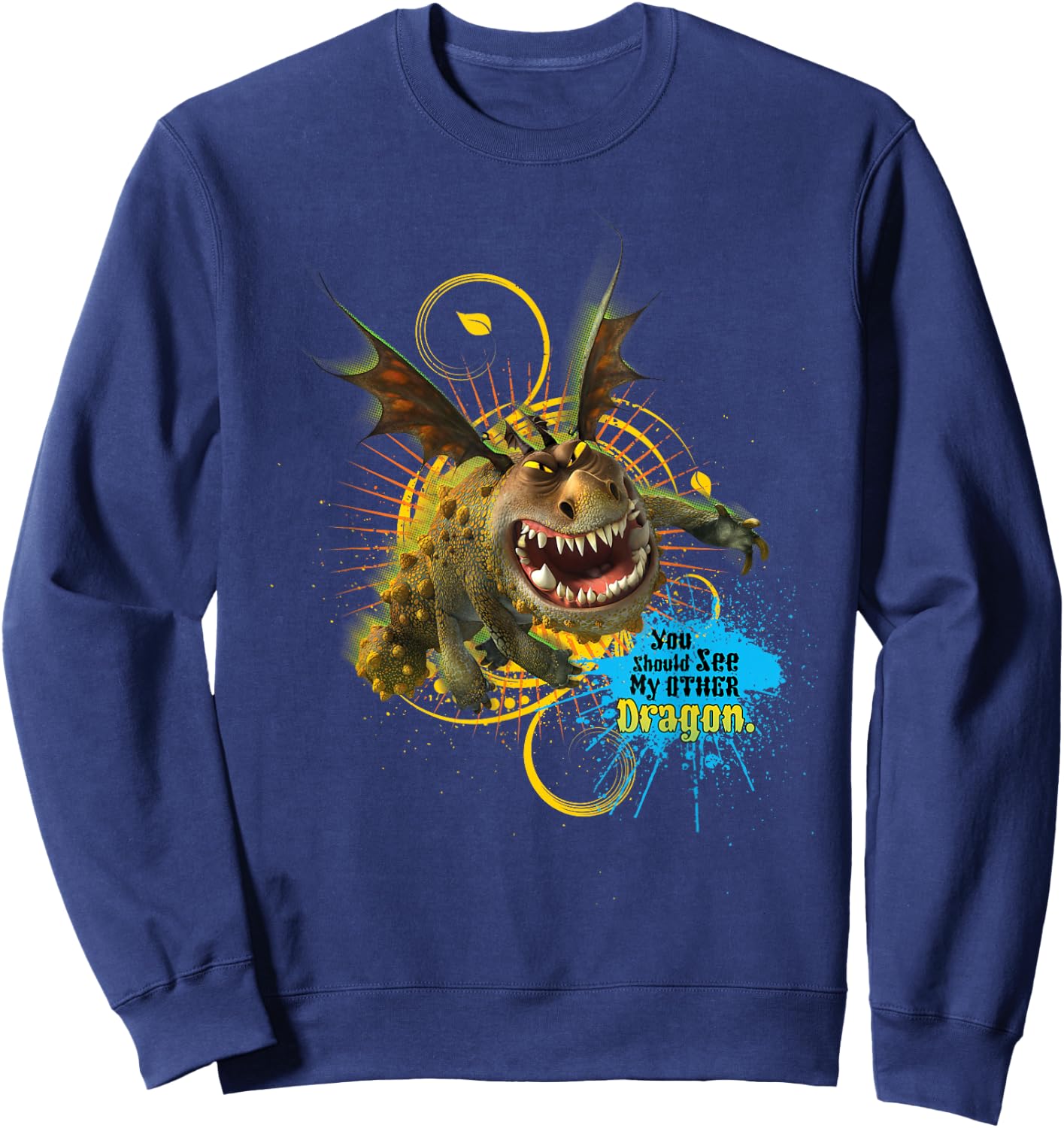 DreamWorks' Dragons: Meatlug Sweatshirt - Sweatshirt | Navy