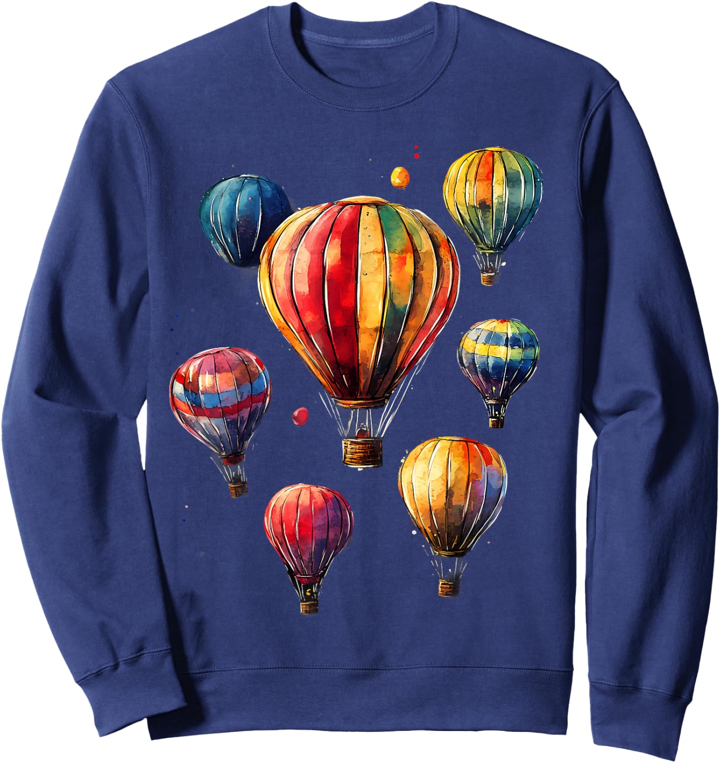 Hot Air Balloon Ride Festival Hot Air Ballooning Sweatshirt - Sweatshirt | Navy