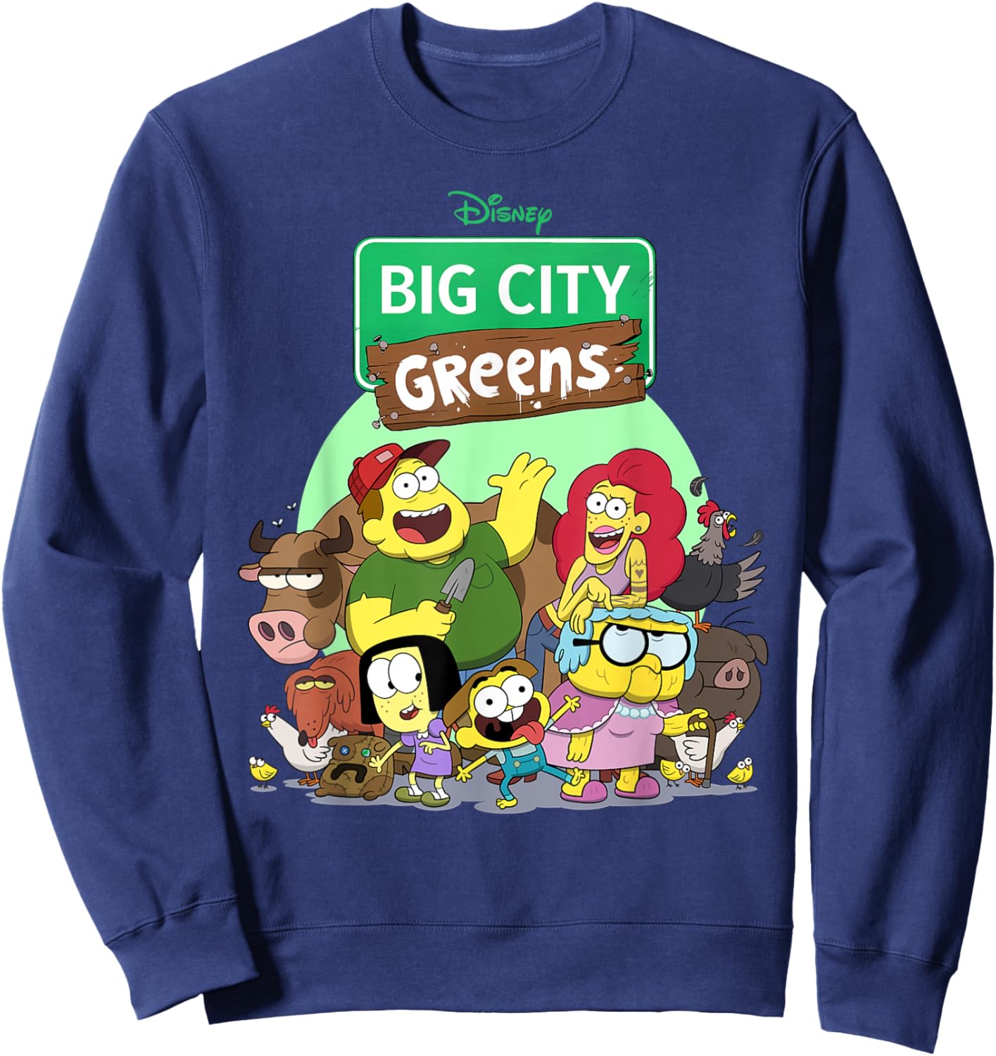 Disney Big City Greens Family Group Sweatshirt - Sweatshirt | Navy