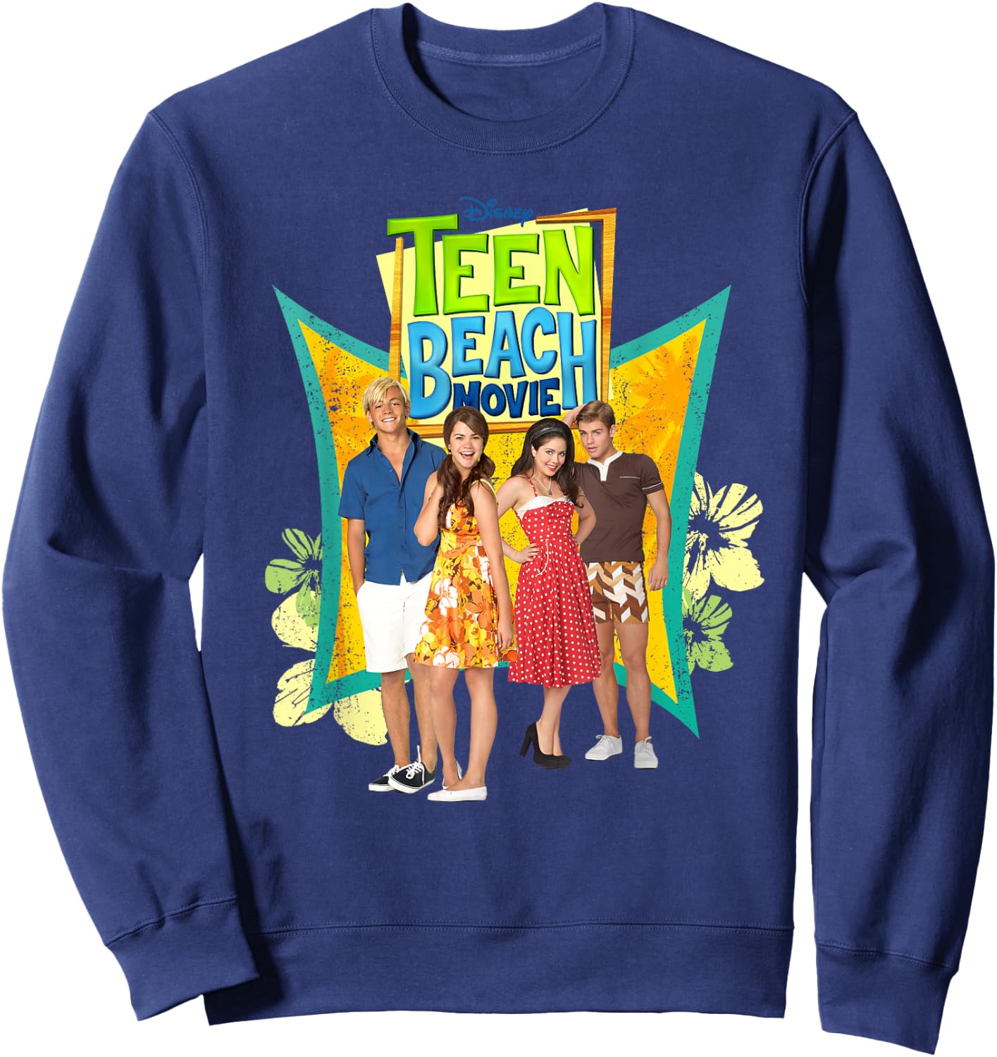 Disney Channel Teen Beach Movie Cast Small Sweatshirt - Sweatshirt | Navy